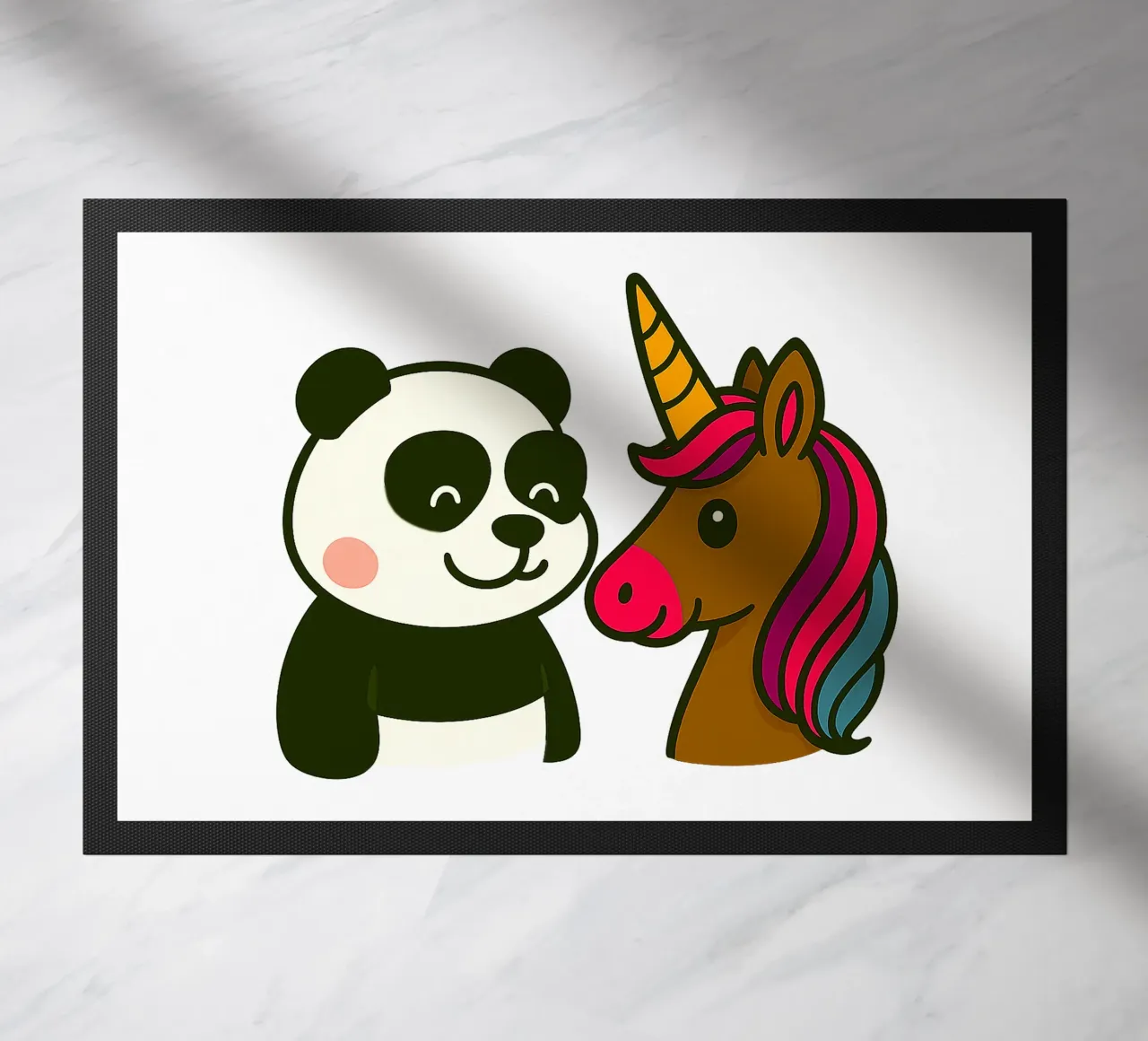 Einhorn & Panda zerbino da Vintage Van Gogh