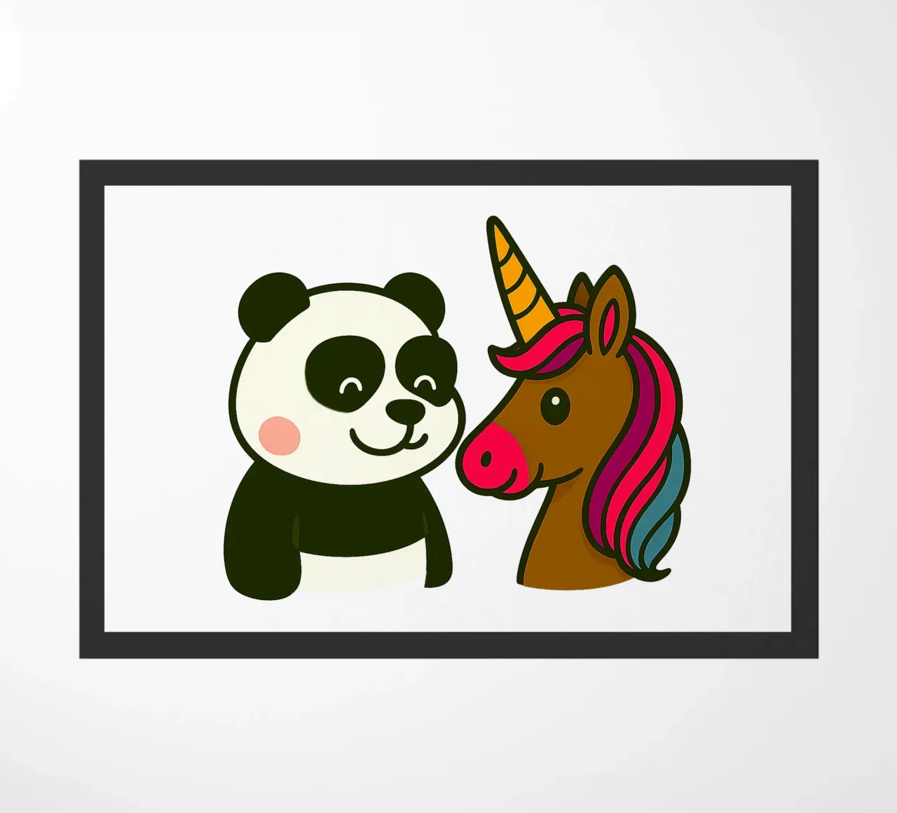 Einhorn & Panda zerbino da Vintage Van Gogh
