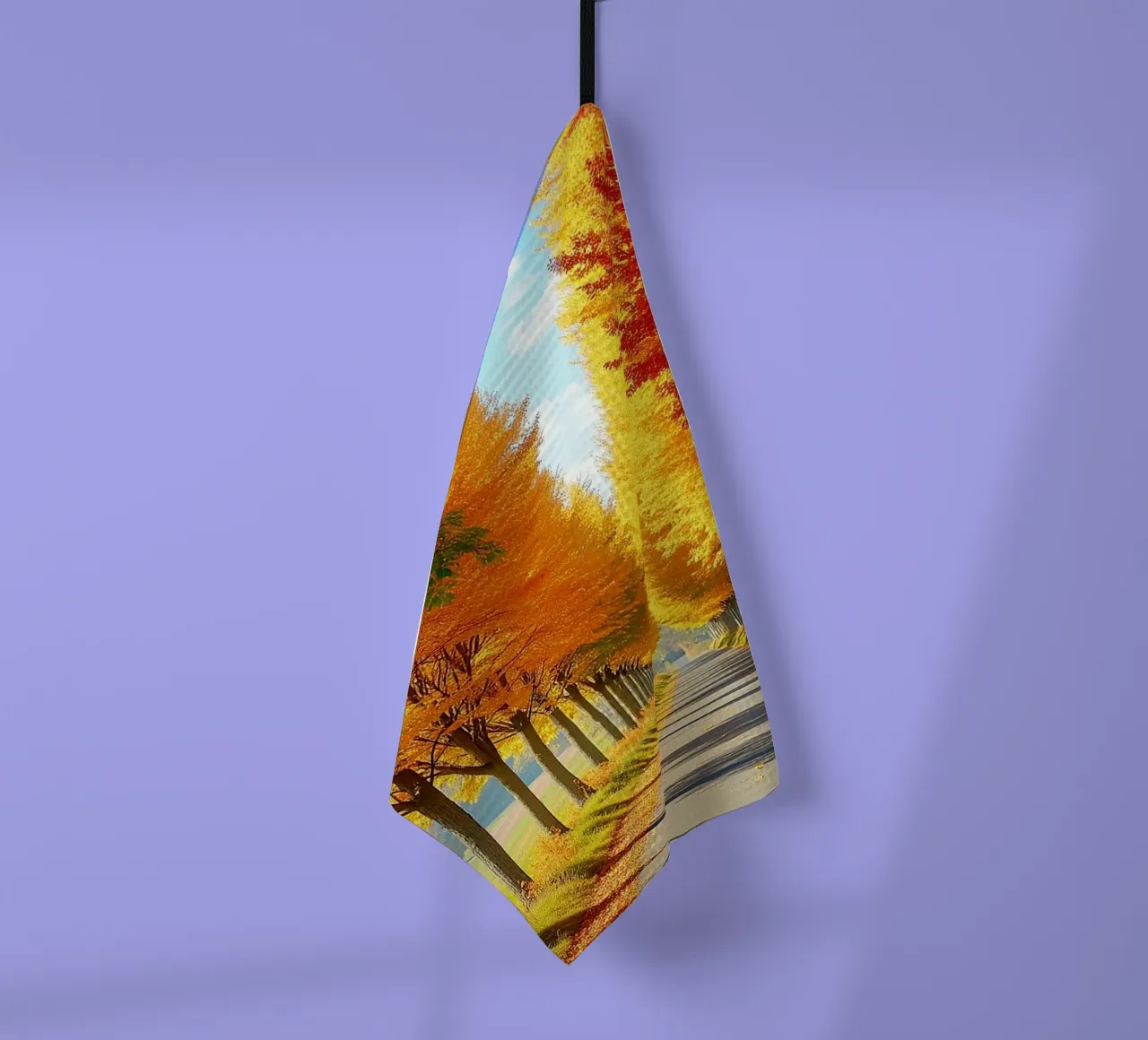 Albero_alleato_autunno_1 canovaccio da cucina da Fantasie & Mystikwelten by LK