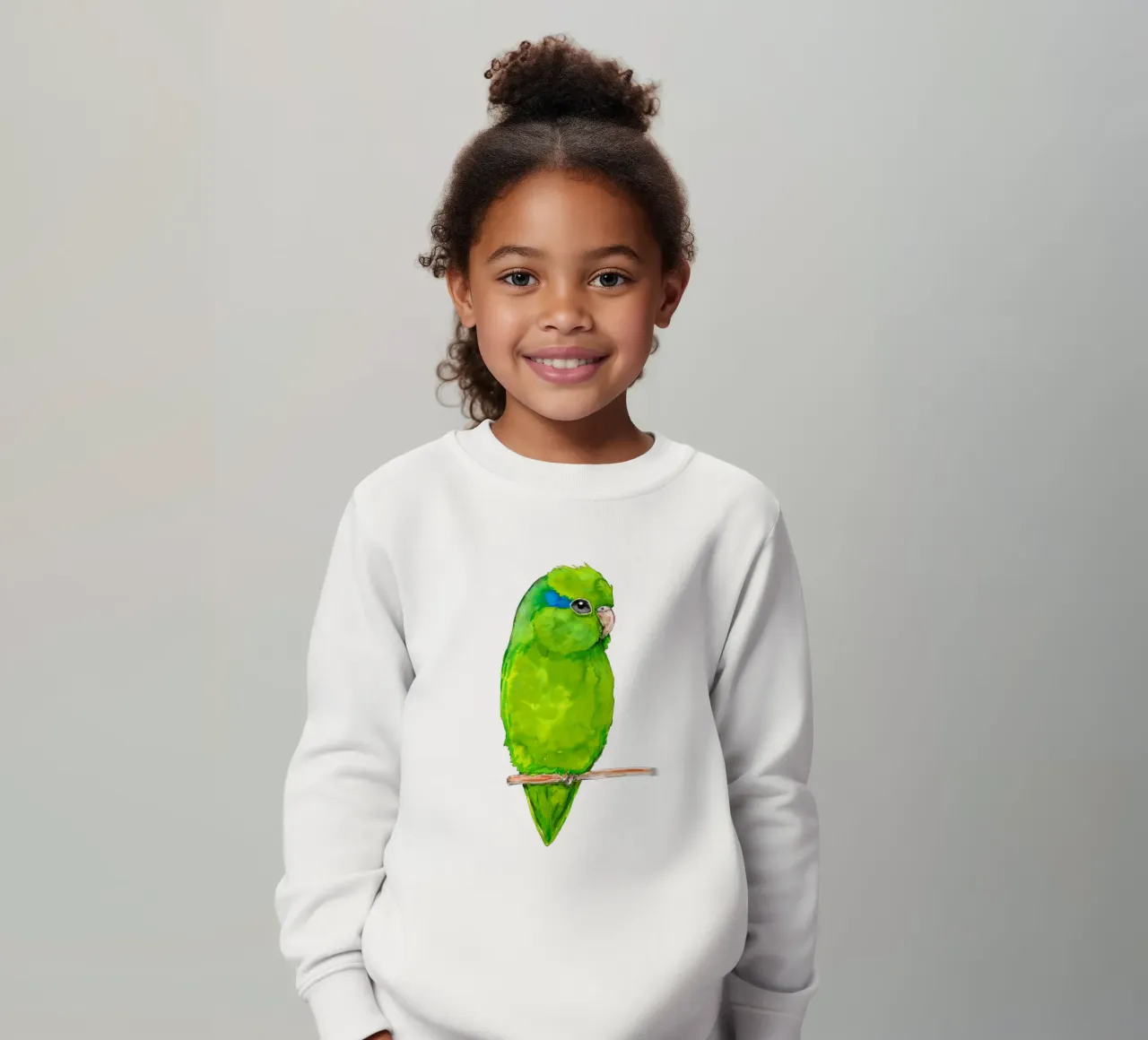 Pappagallino verde felpa bambino da BwiseLizzy