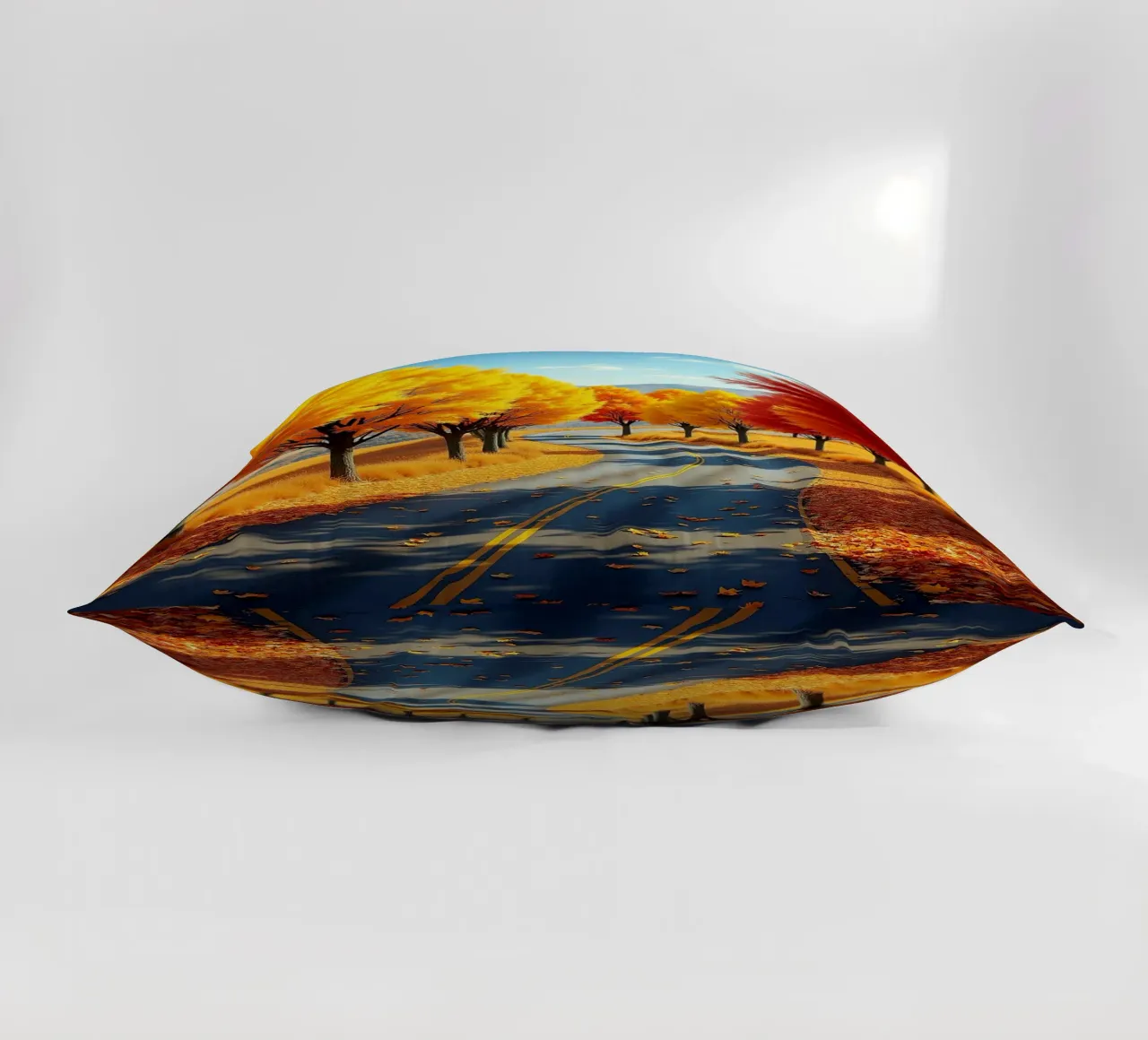Albero_alleato_autunno_2 cuscino da Fantasie & Mystikwelten by LK