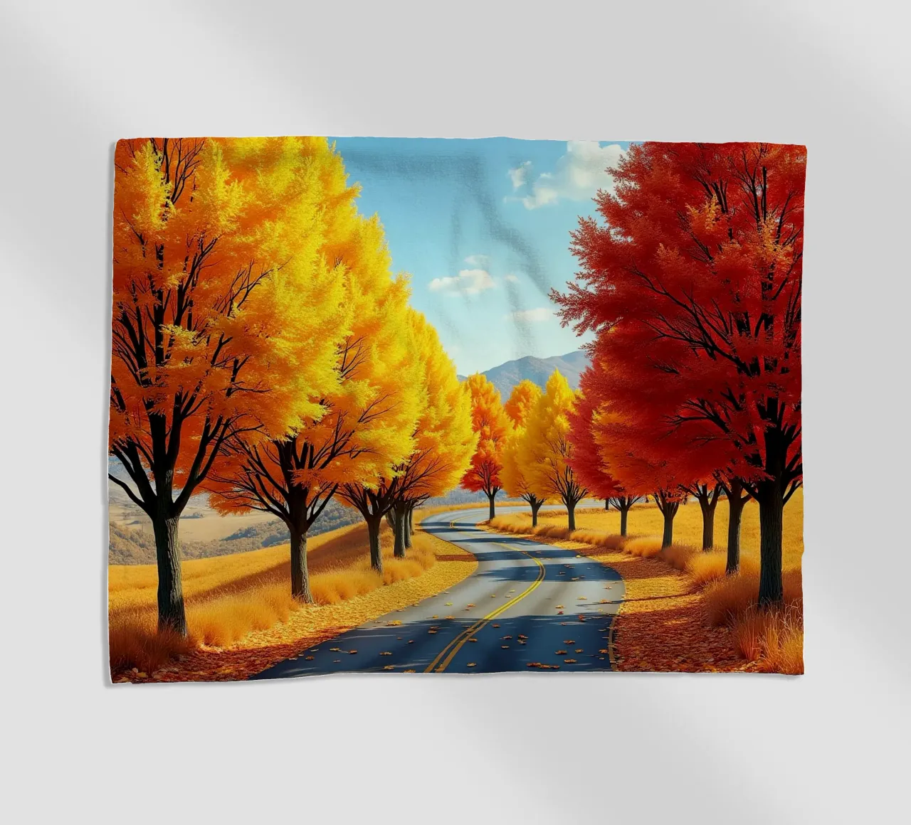 Albero_alleato_autunno_2 telo mare da Fantasie & Mystikwelten by LK