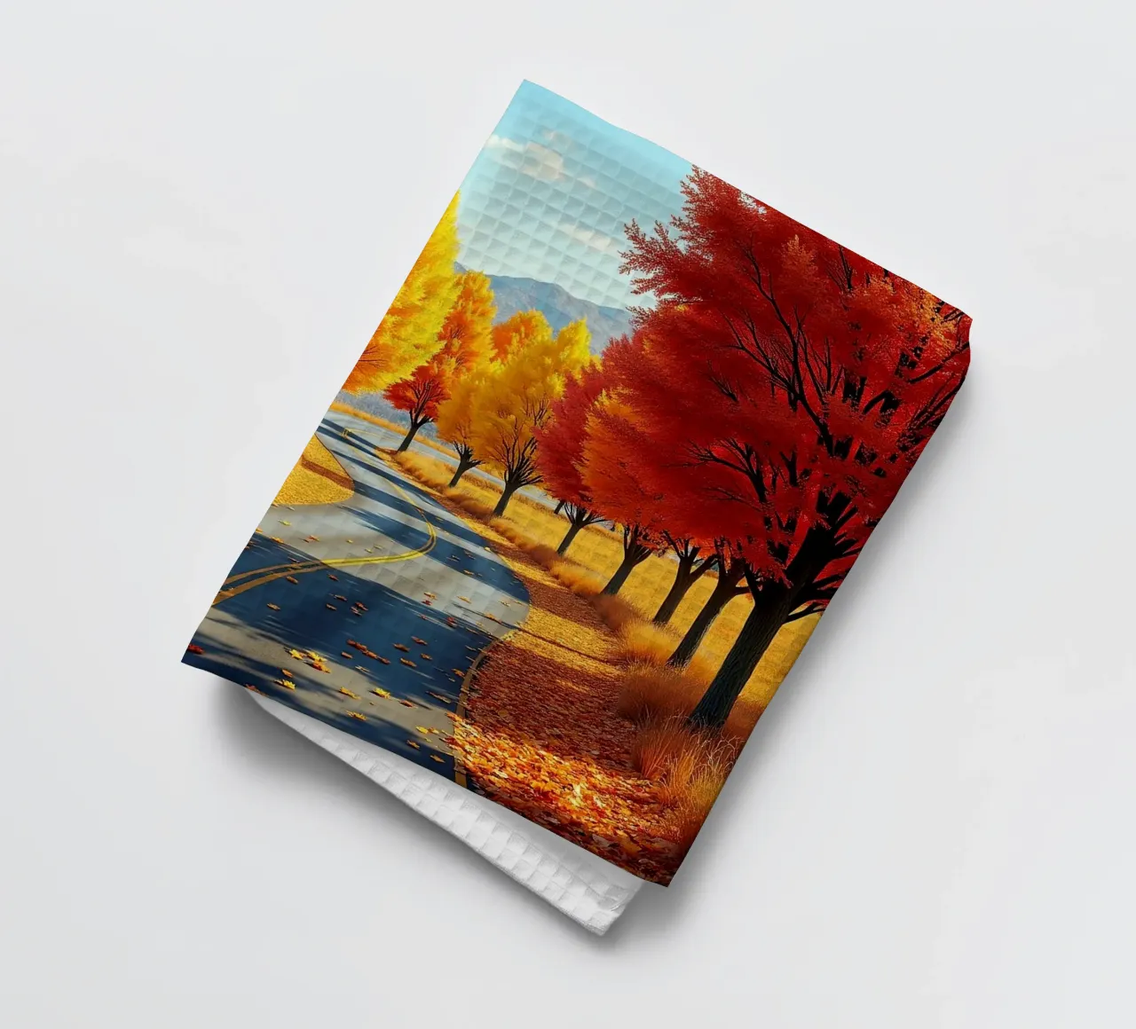 Albero_alleato_autunno_2 canovaccio da cucina da Fantasie & Mystikwelten by LK