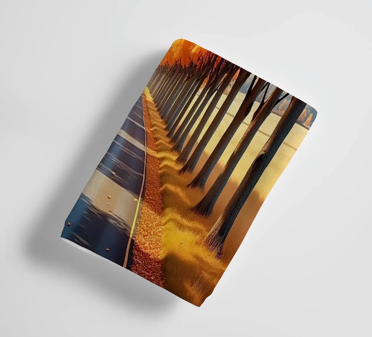 Albero_alleato_autunno_3 asciugamano da bagno da Fantasie & Mystikwelten by LK