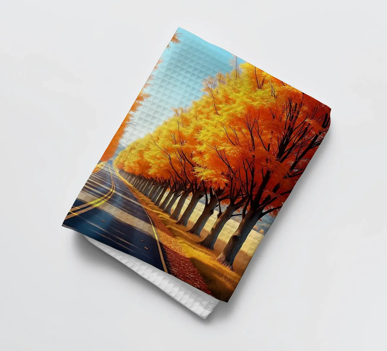 Albero_alleato_autunno_3 canovaccio da cucina da Fantasie & Mystikwelten by LK