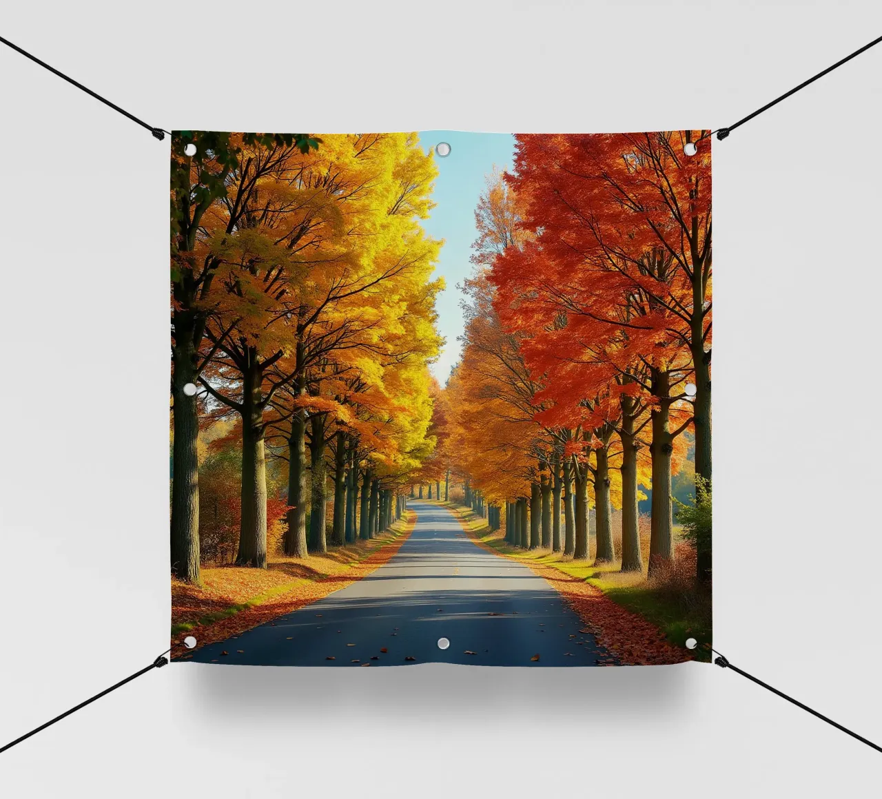 Albero_alleato_autunno_4 telo in pvc da Fantasie & Mystikwelten by LK