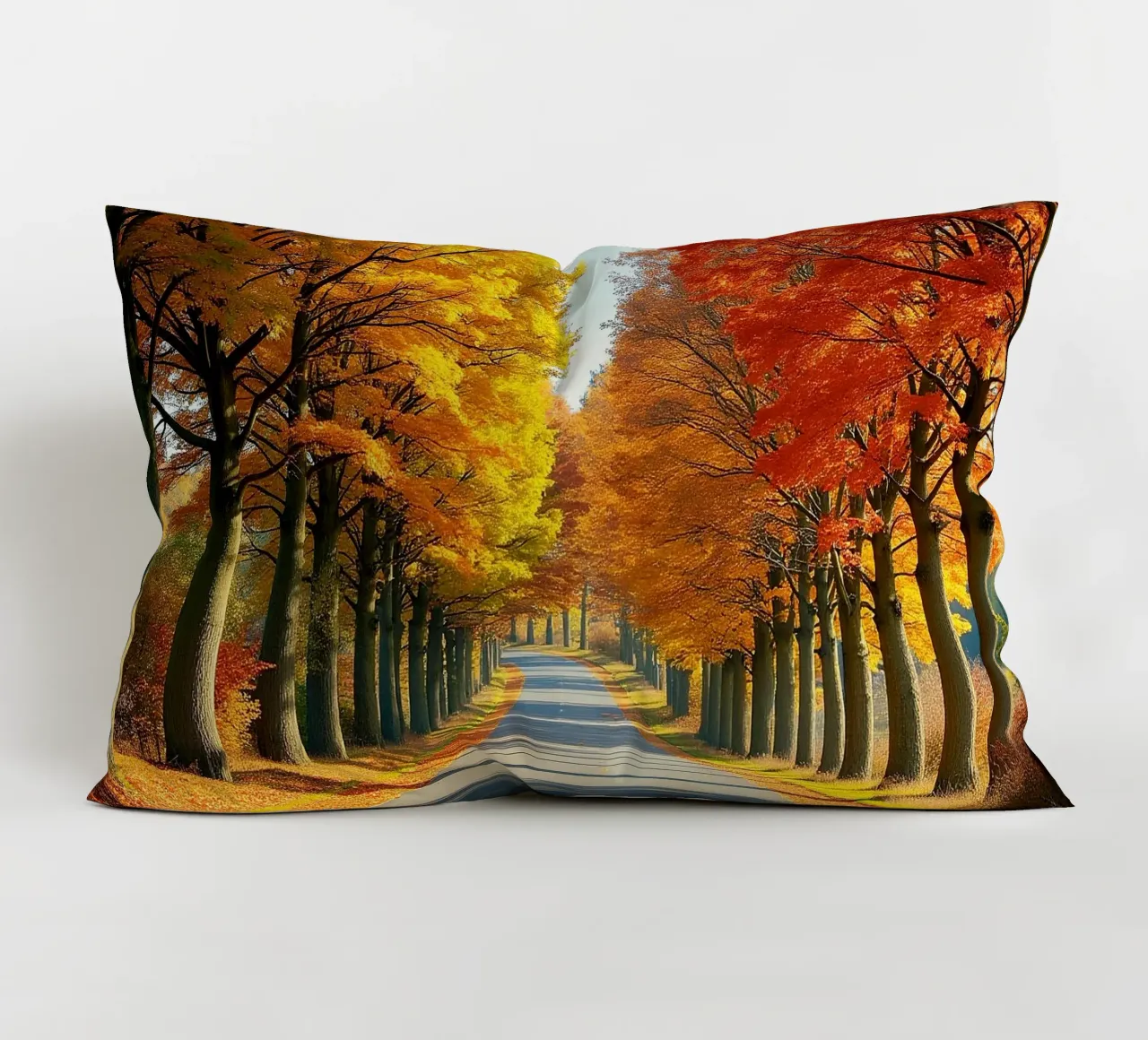 Albero_alleato_autunno_4 cuscino da Fantasie & Mystikwelten by LK