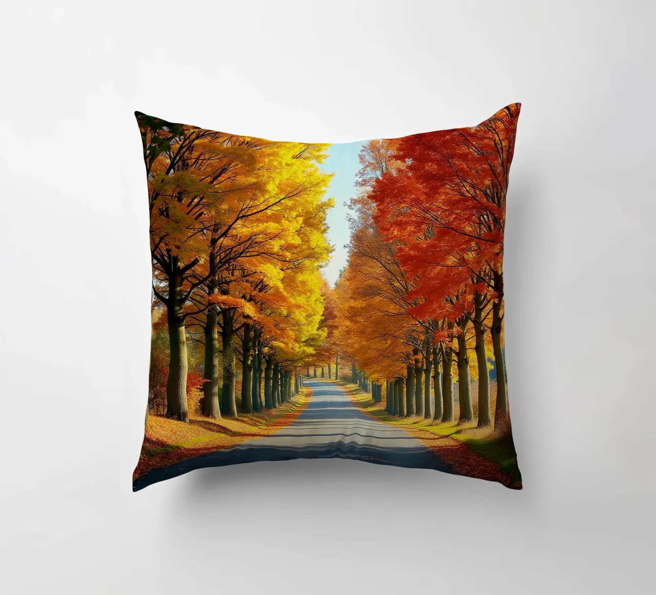Albero_alleato_autunno_4 cuscino da Fantasie & Mystikwelten by LK