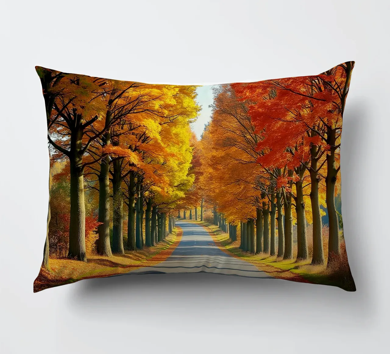 Albero_alleato_autunno_4 cuscino da Fantasie & Mystikwelten by LK