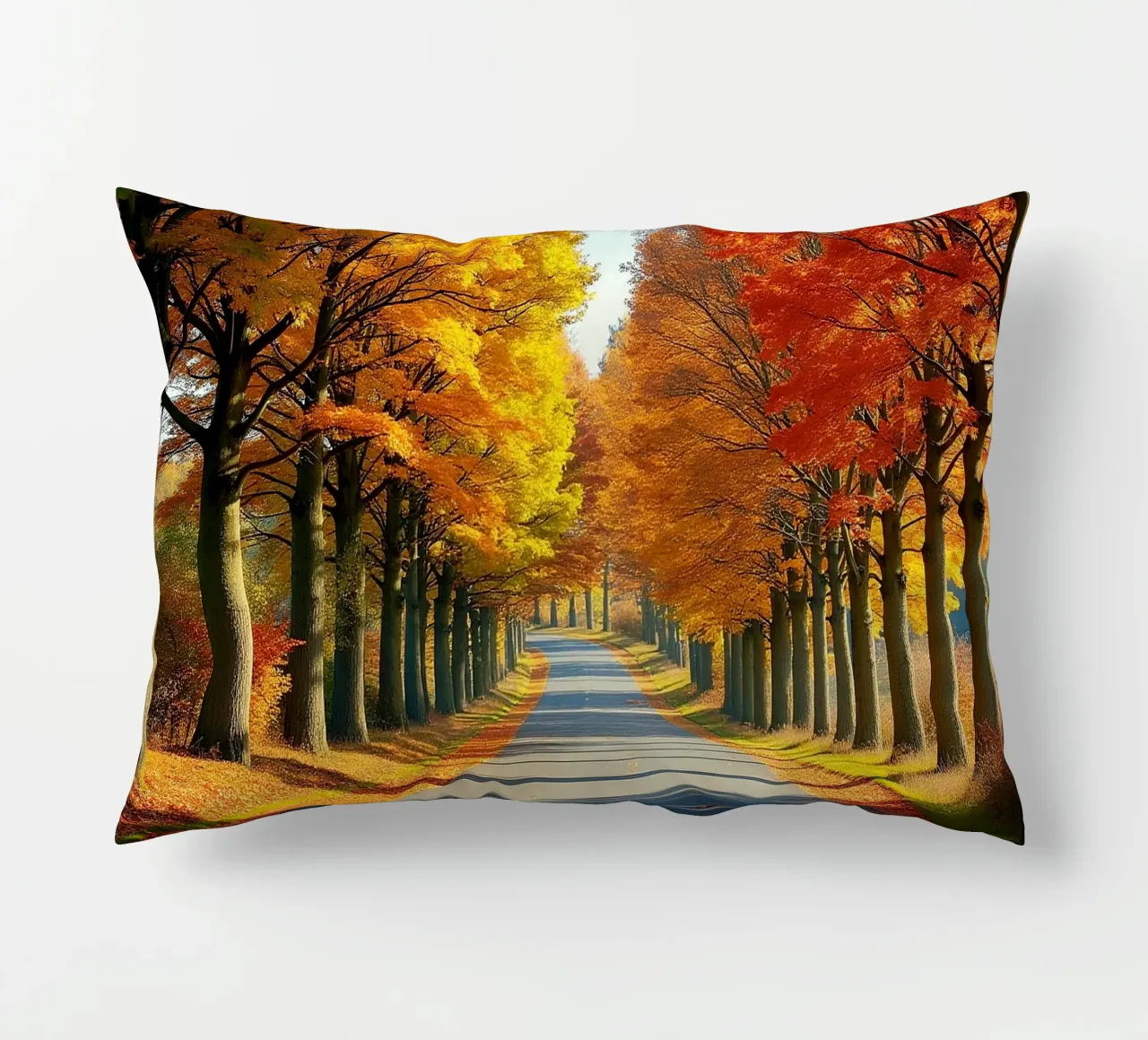 Albero_alleato_autunno_4 cuscino da Fantasie & Mystikwelten by LK