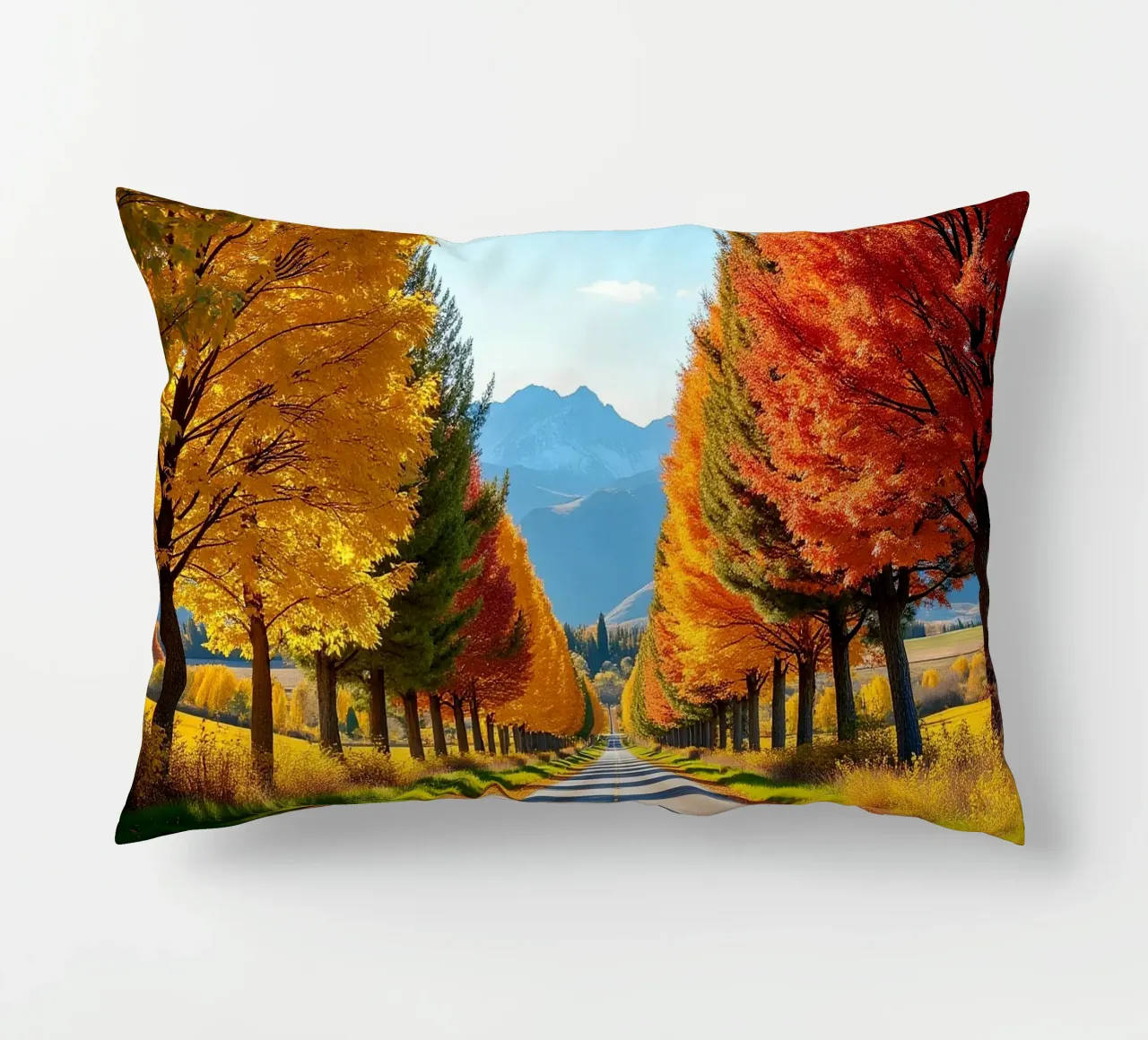 Albero_alleato_autunno_7 cuscino da Fantasie & Mystikwelten by LK