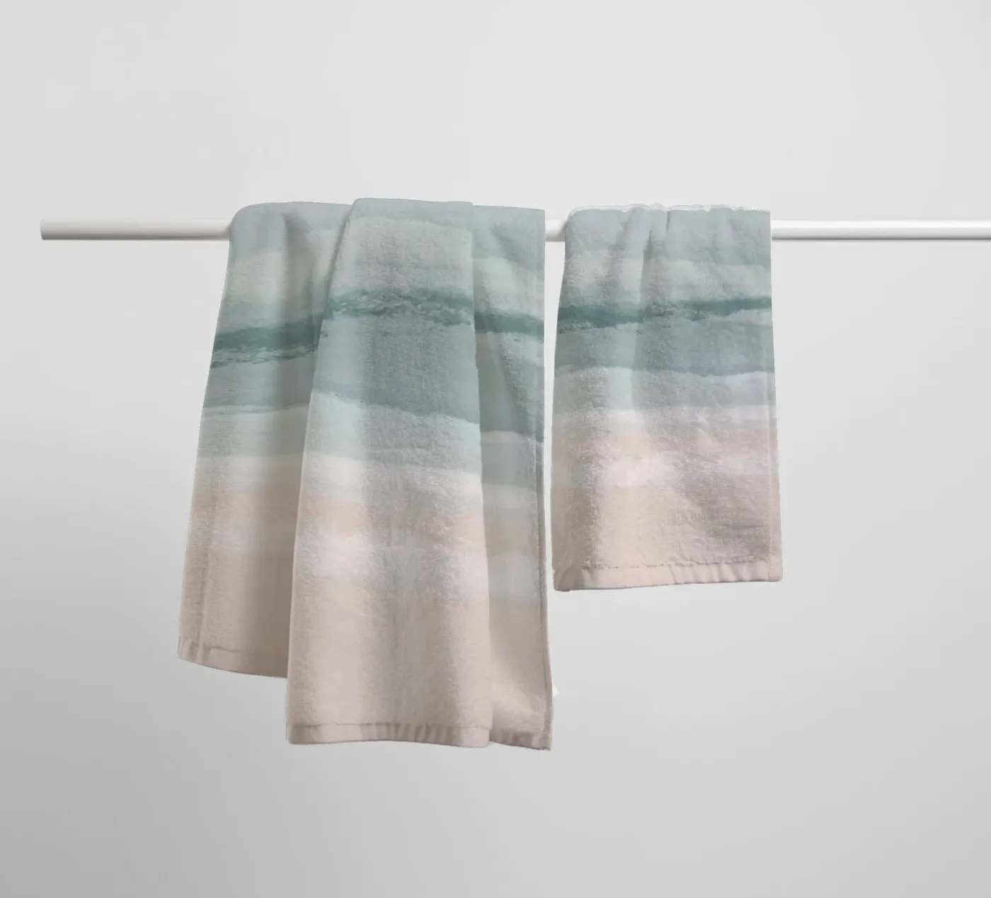Beachscape Strips 2 towel by sabidussi