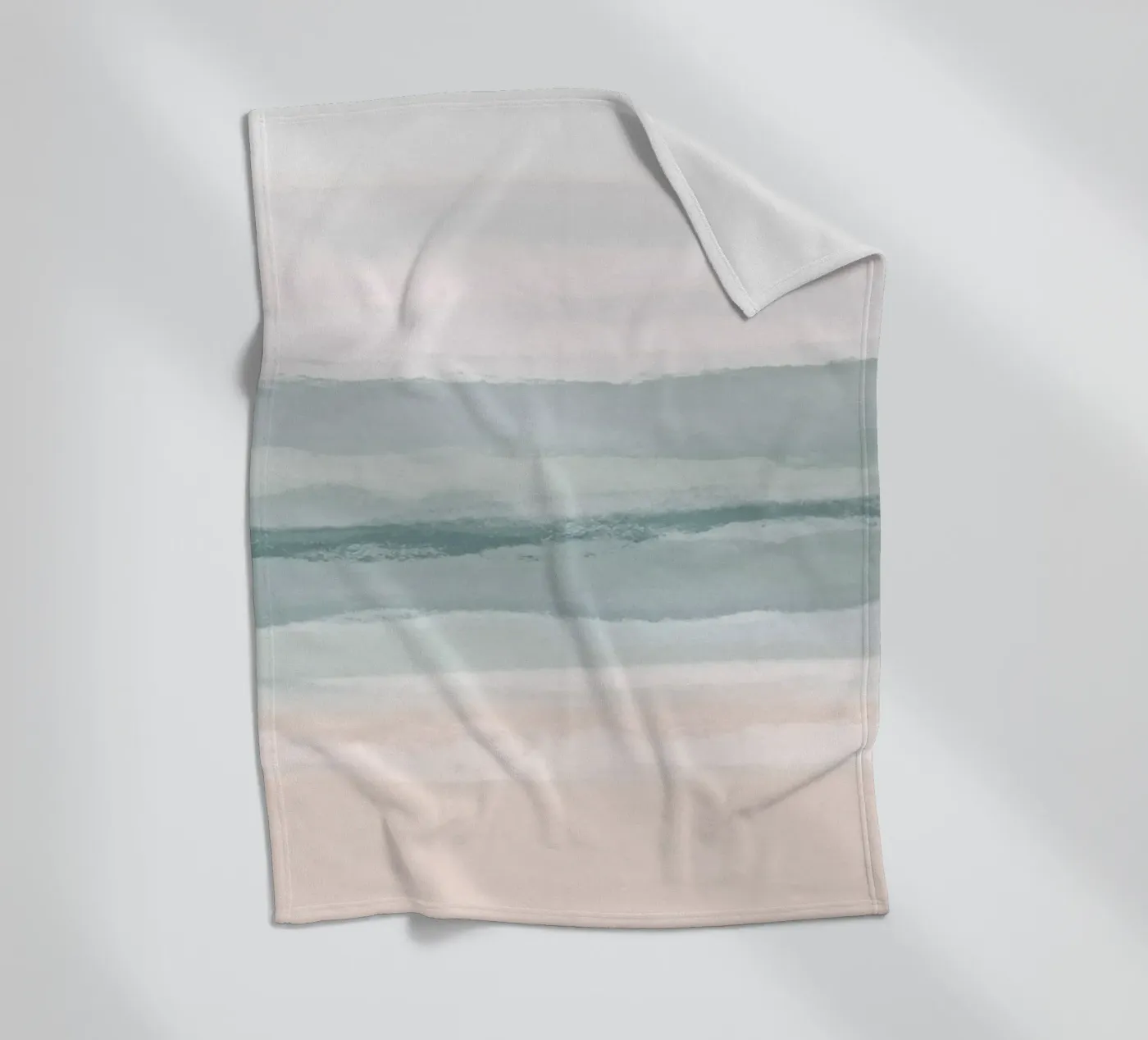 Beachscape Strips 2 Fleecedecke von sabidussi
