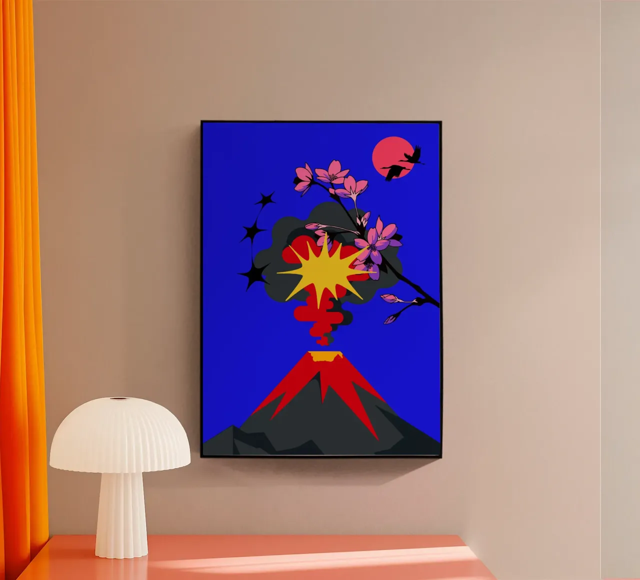 Volcanic Bloom plexiglass da edsonramosart