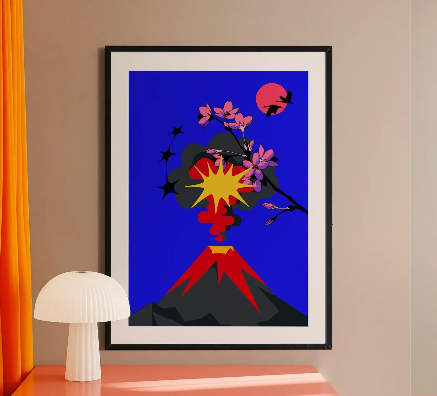 Volcanic Bloom poster de edsonramosart