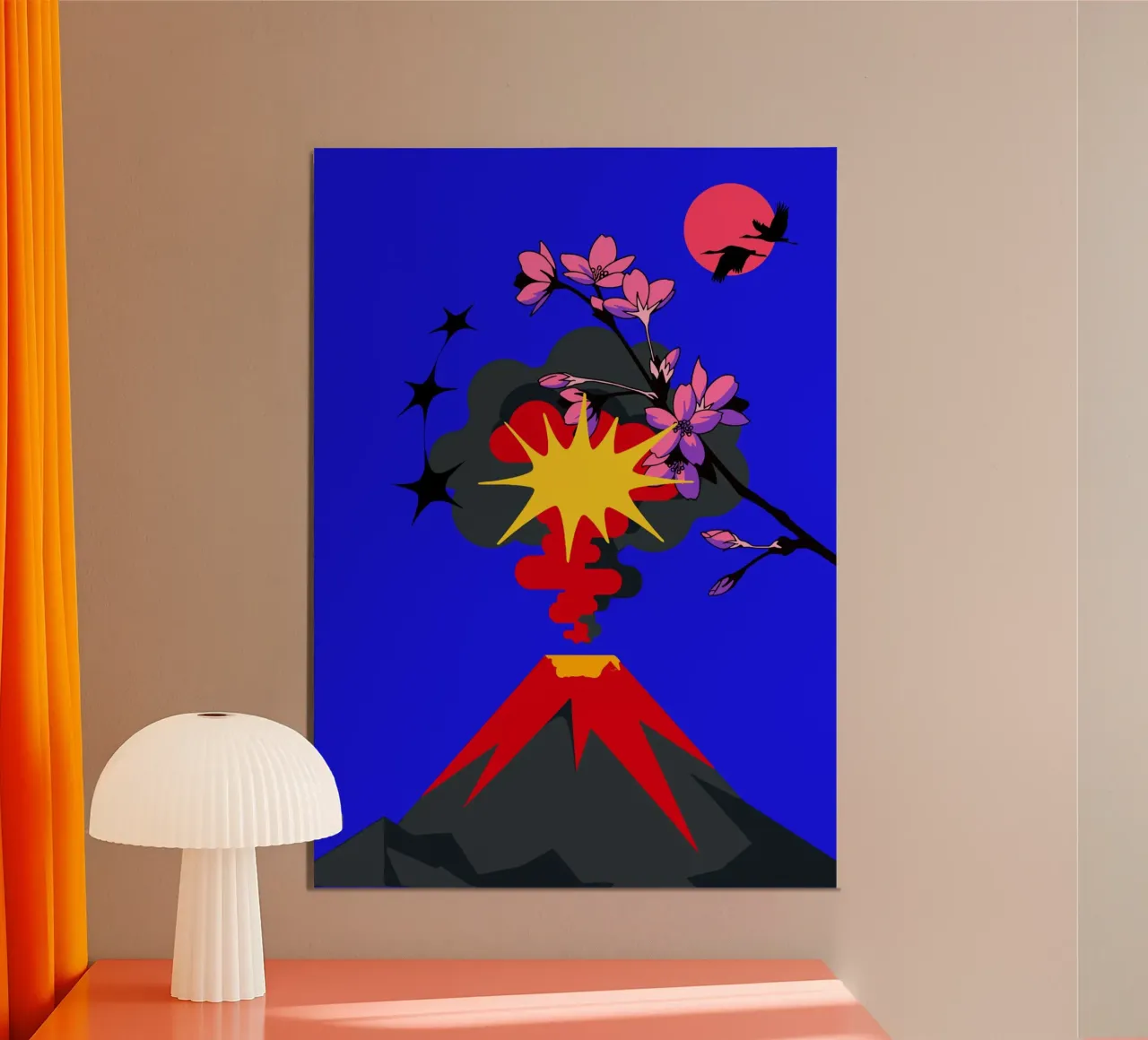 Volcanic Bloom poster da edsonramosart