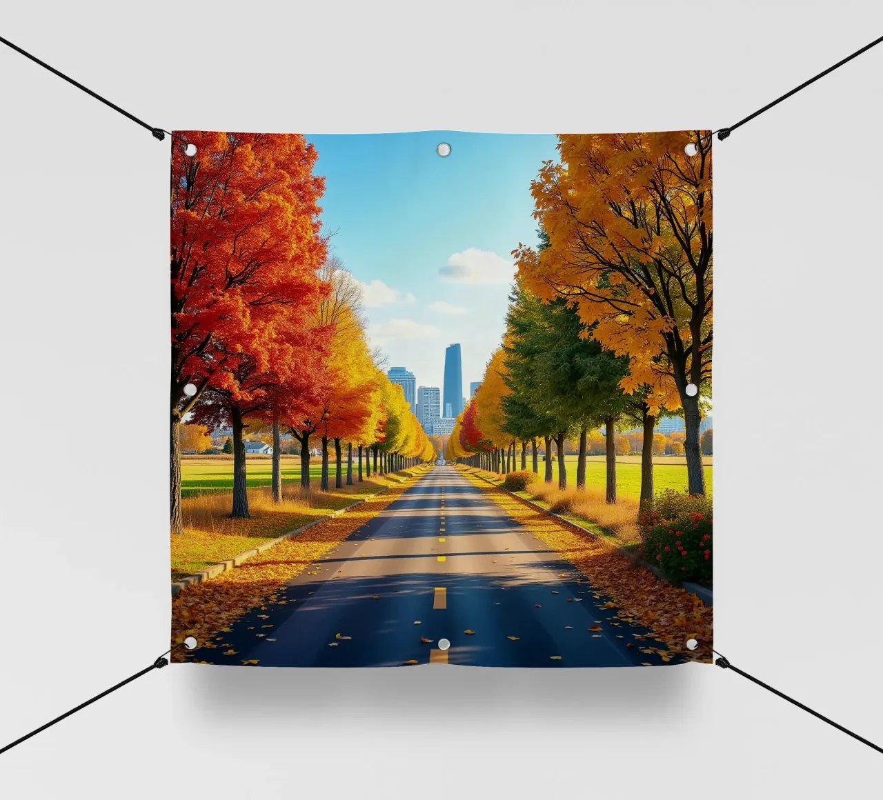 Albero_alleato_autunno_9 telo in pvc da Fantasie & Mystikwelten by LK