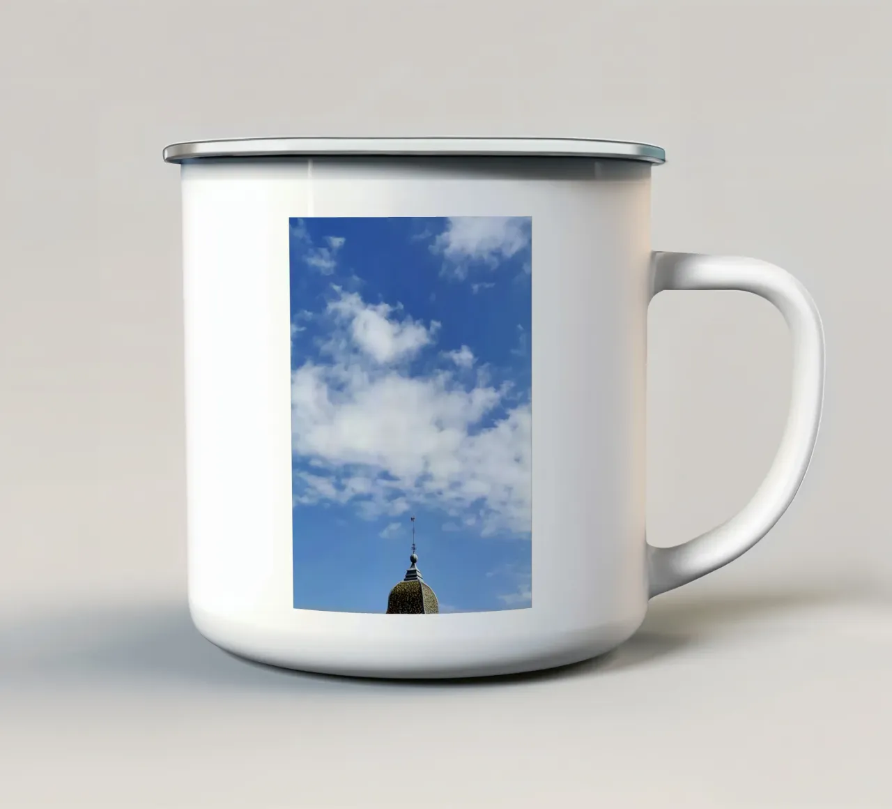 Borgogna - Franche Comté (Francia) tazza in smalto da Simon Koy