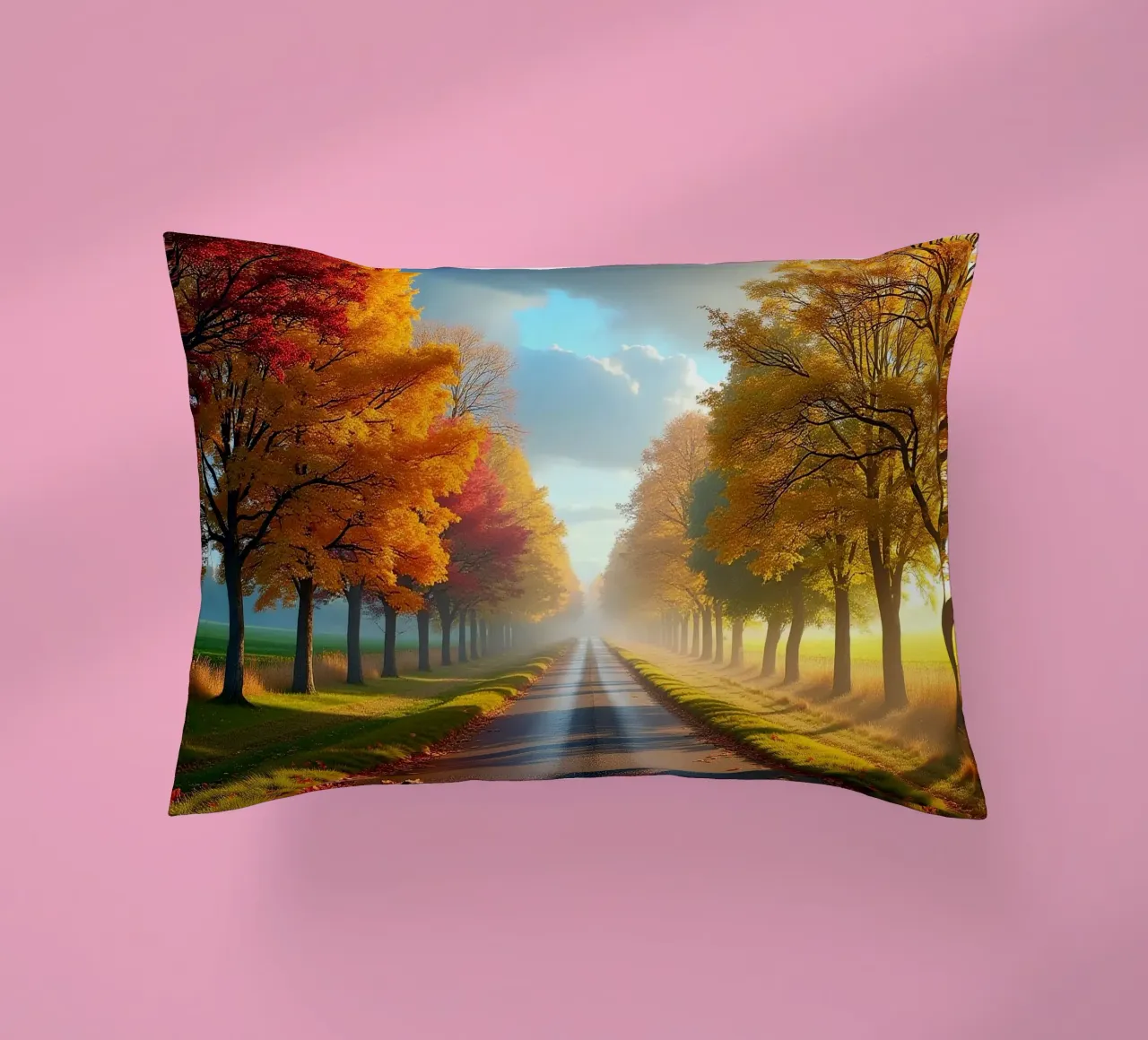 Albero_alleato_autunno_11 cuscino da Fantasie & Mystikwelten by LK