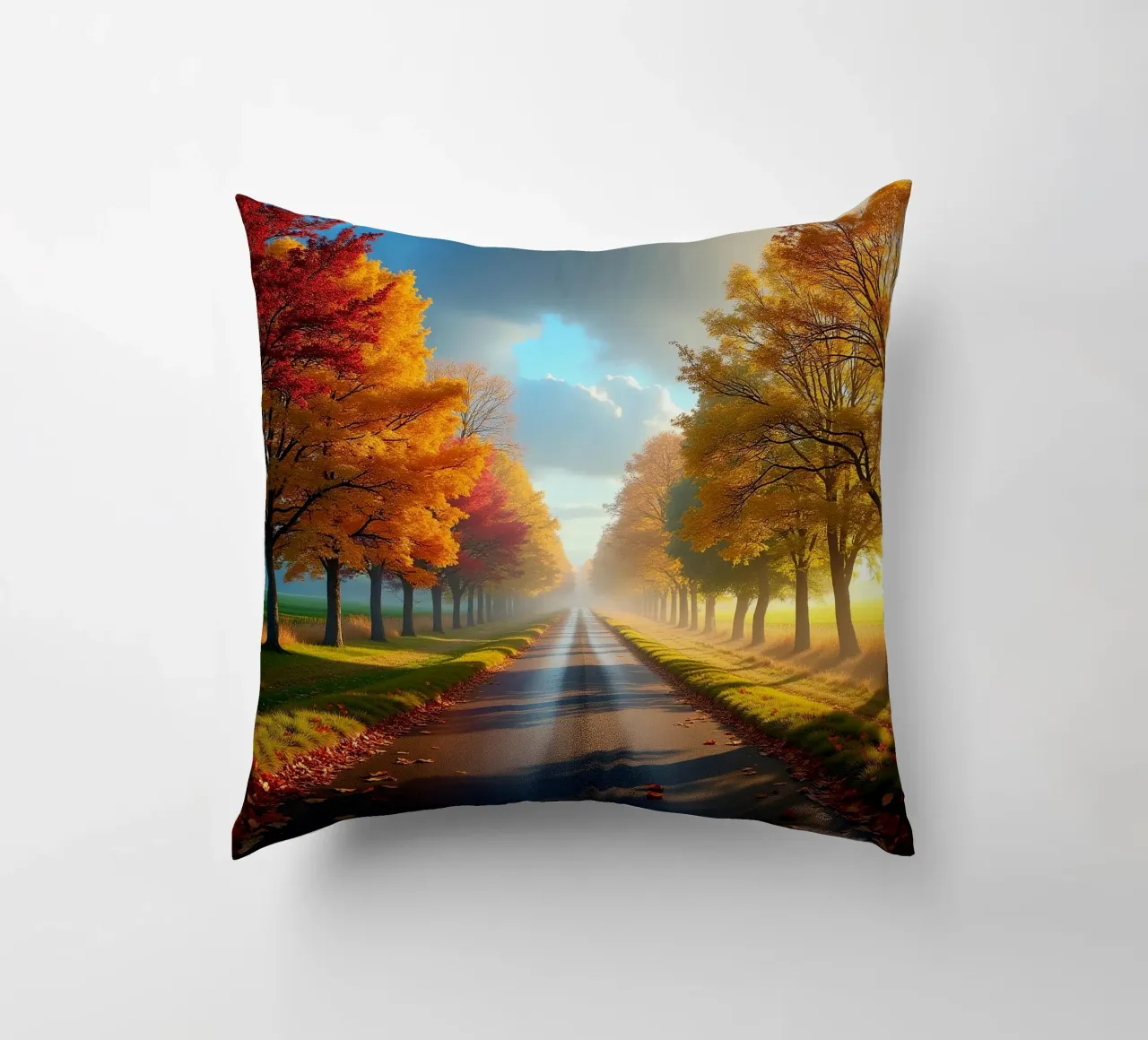 Albero_alleato_autunno_11 cuscino da Fantasie & Mystikwelten by LK
