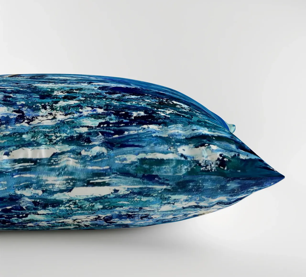 BLU ASSOLUTO. cuscino da Thierry Vobmann Abstract painting