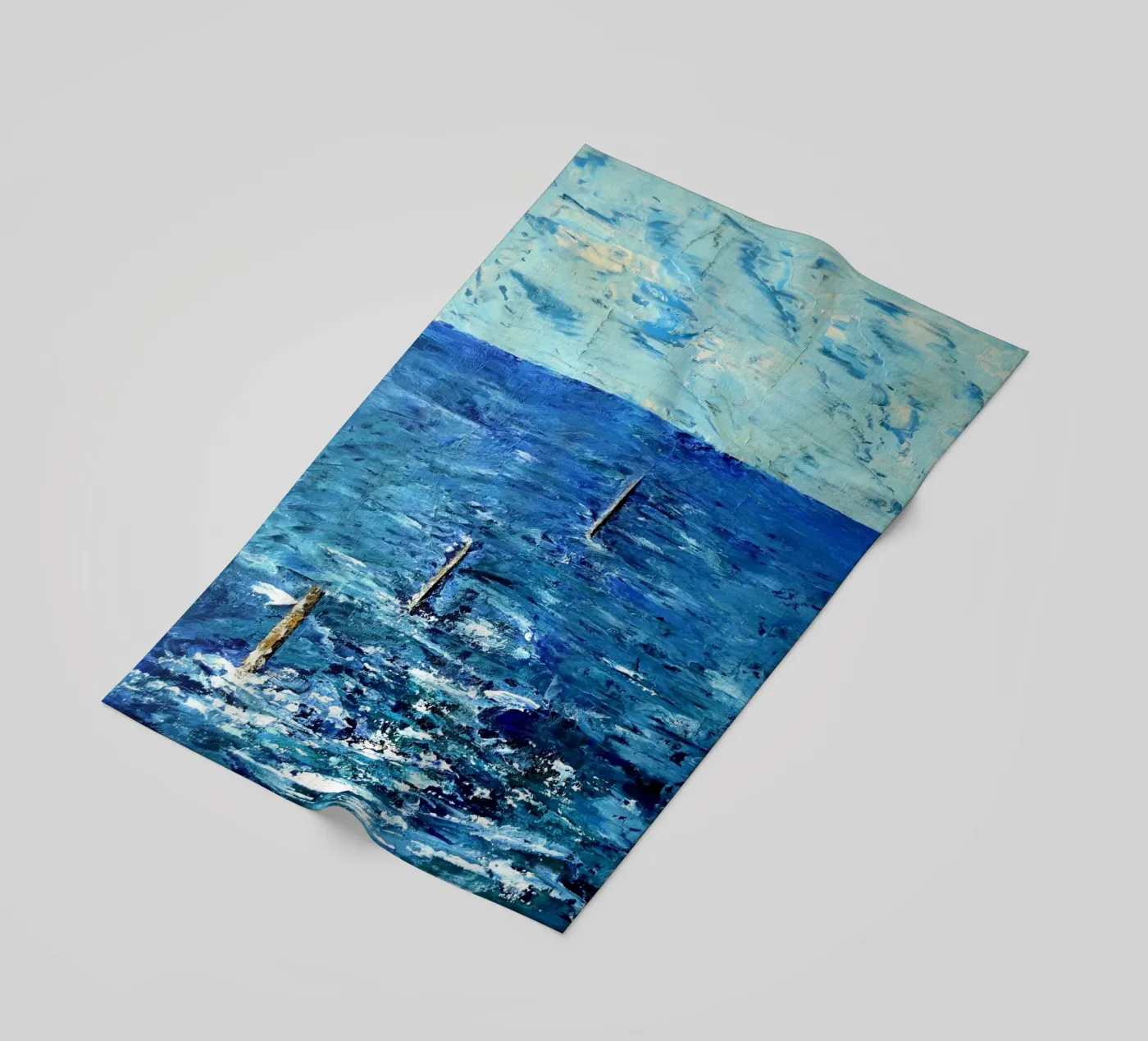 BLU ASSOLUTO. telo mare da Thierry Vobmann Abstract painting