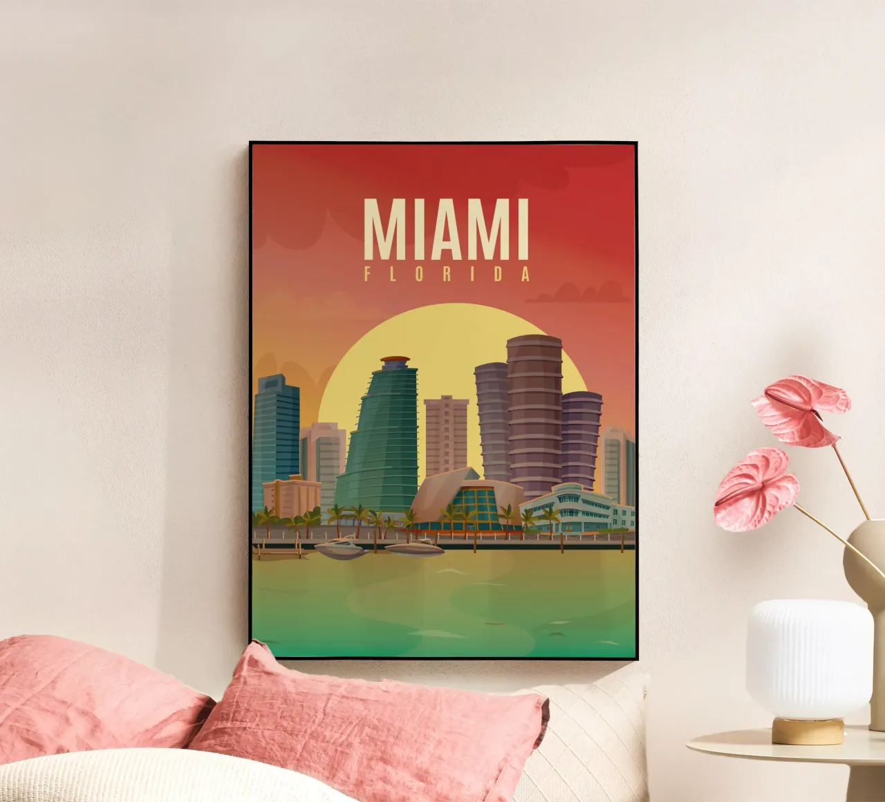 Miami Florida plexiglass da 🎁 NOBELART