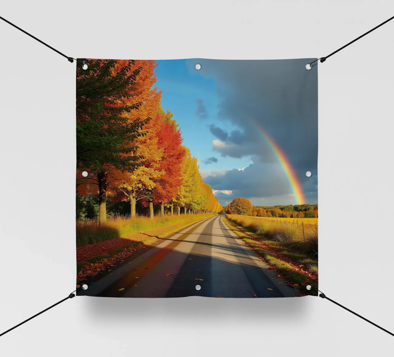 Albero_alleato_autunno_15 telo in pvc da Fantasie & Mystikwelten by LK