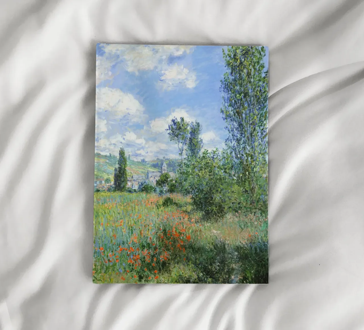Claude Monet View of Vétheuil notebook by Jolie Prints