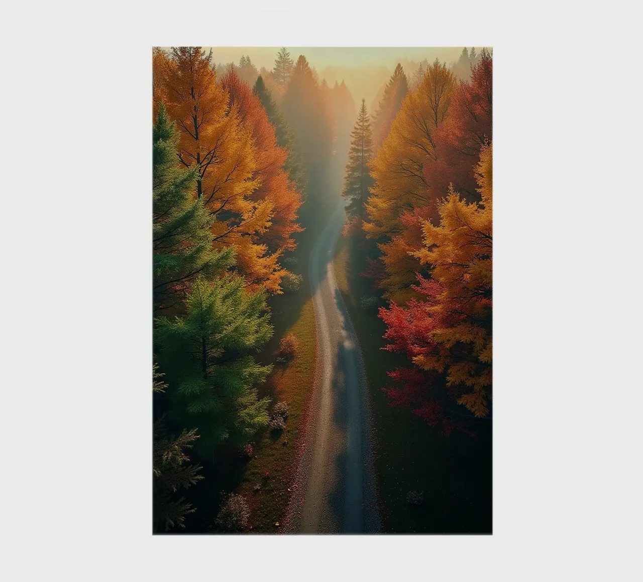 Forest from a bird's eye view_1 notebook by Fantasie & Mystikwelten by LK