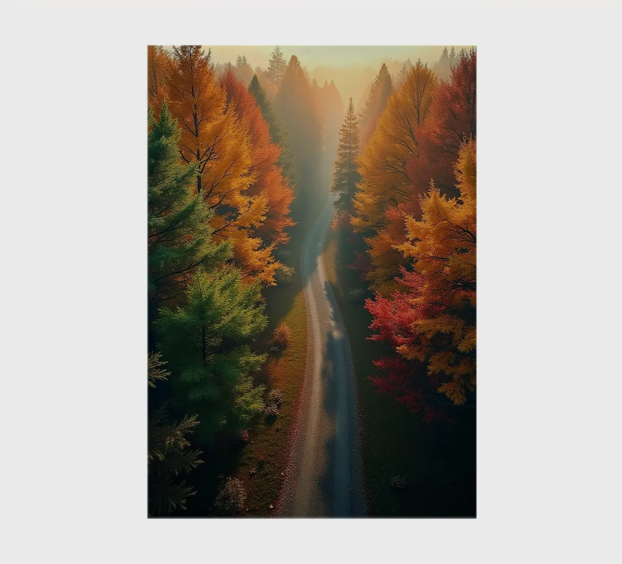 Forest from a bird's eye view_1 notebook by Fantasie & Mystikwelten by LK