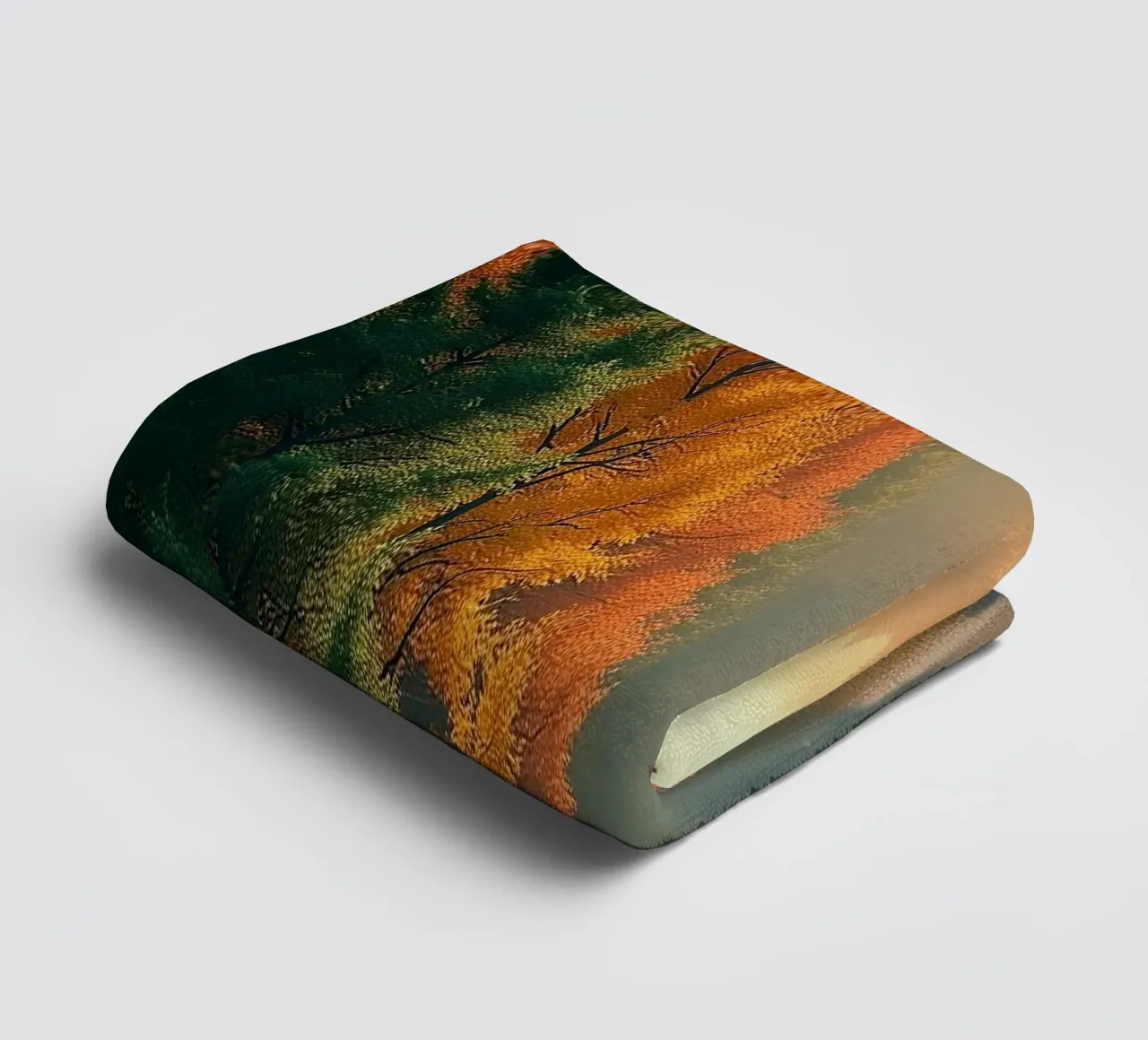 Forest from a bird's eye view_1 towel by Fantasie & Mystikwelten by LK
