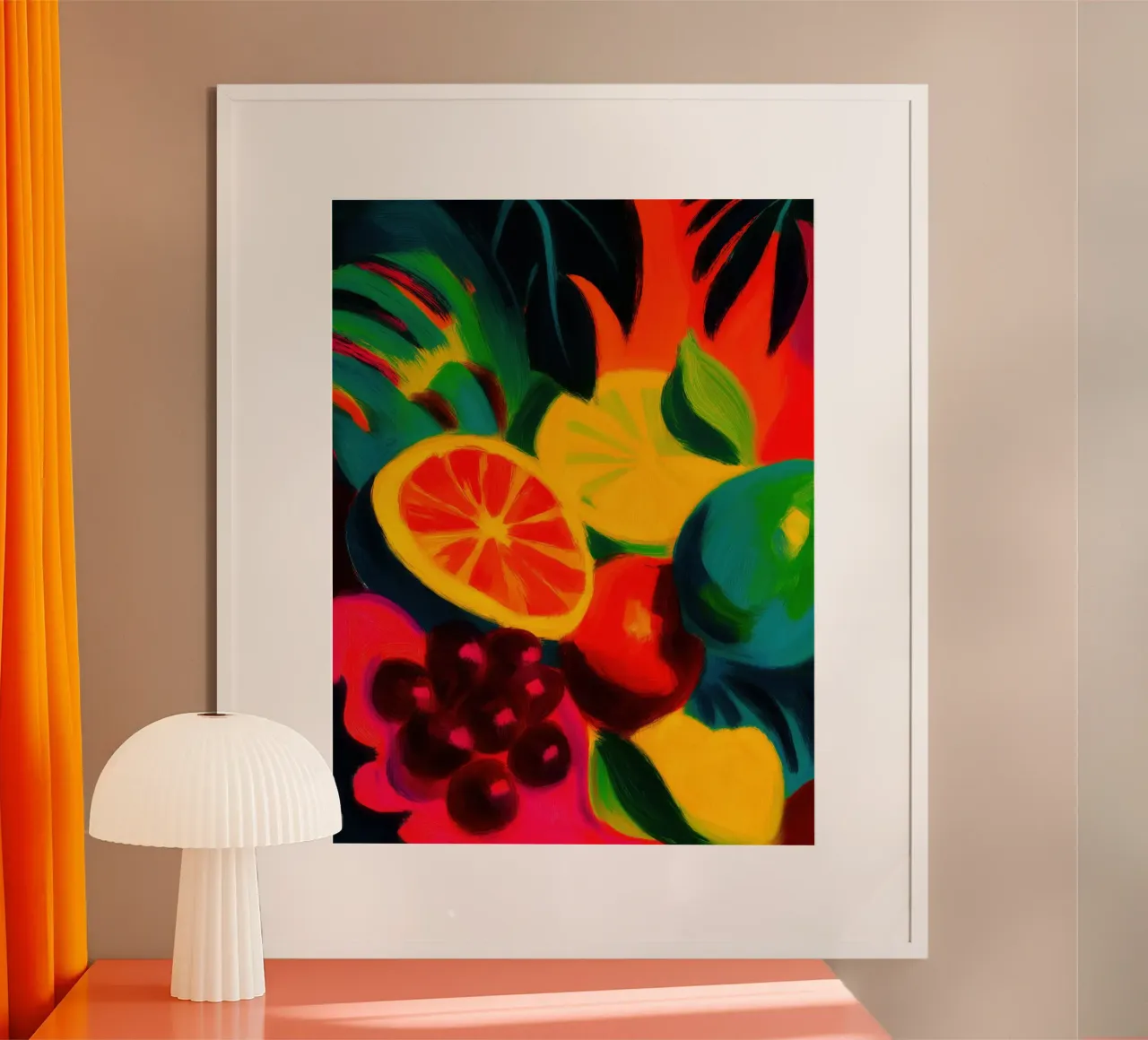 Fruits of Happiness | Oil painting on canvas poster by Autofocus