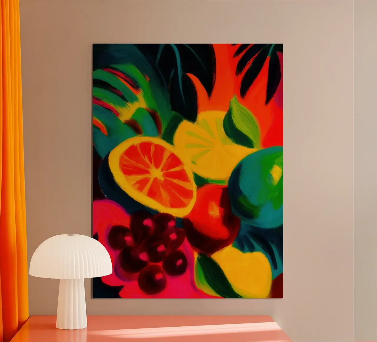 Fruits of Happiness | Oil painting on canvas poster by Autofocus
