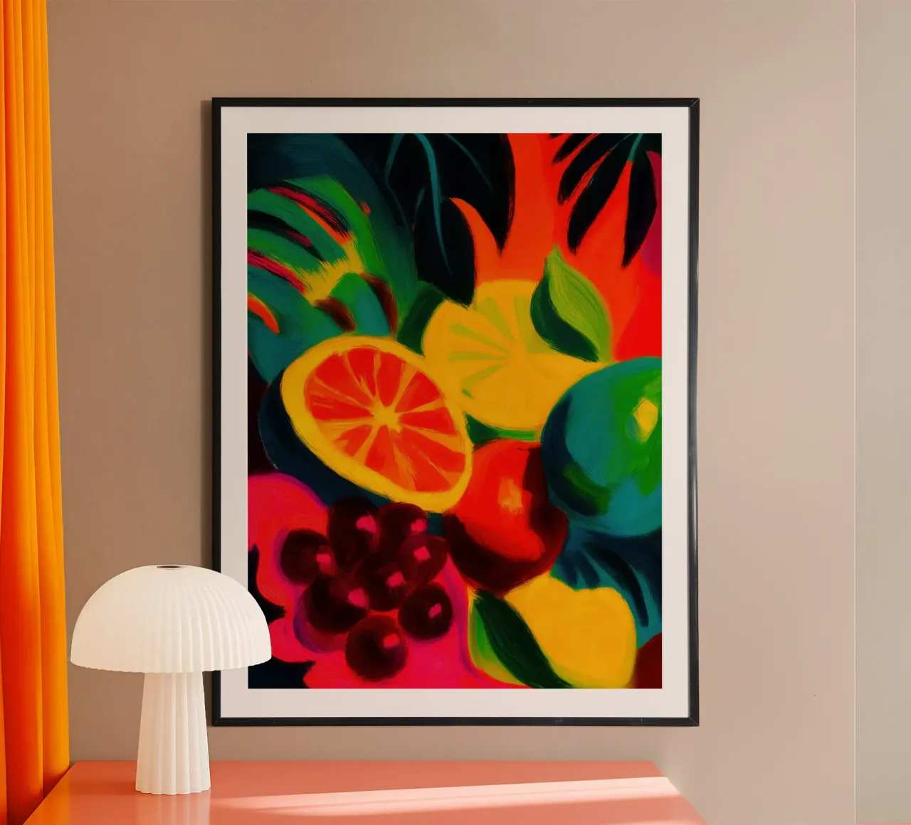 Fruits of Happiness | Oil painting on canvas poster by Autofocus
