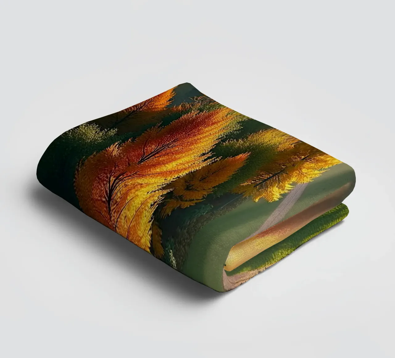 Forest from a bird's eye view_3 towel by Fantasie & Mystikwelten by LK