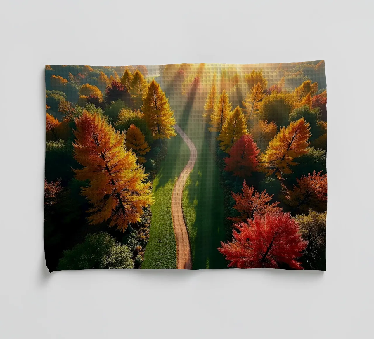 La forêt vue du ciel_3 torchon de Fantasie & Mystikwelten by LK