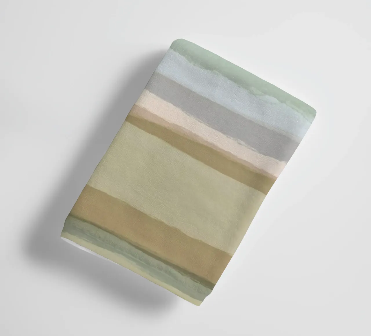 Strips 1A | Green Pastel Minimalism asciugamano da bagno da sabidussi