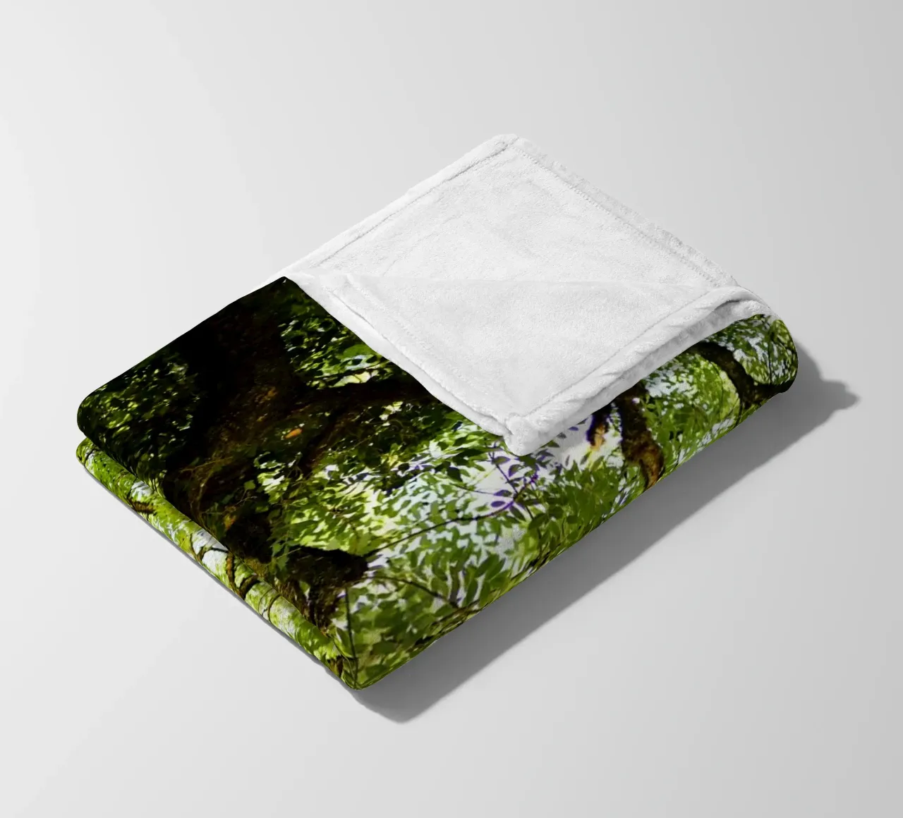 Baum in Bourgogne - Franche Comté, Frankreich plaid polaire de fotokunst