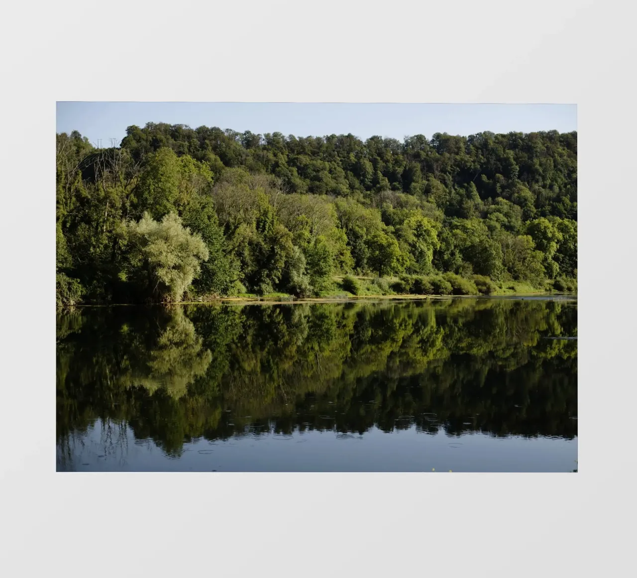 Doubs in Bourgogne - Franche Comté, Frankreich pellicola backlit da Simon Koy