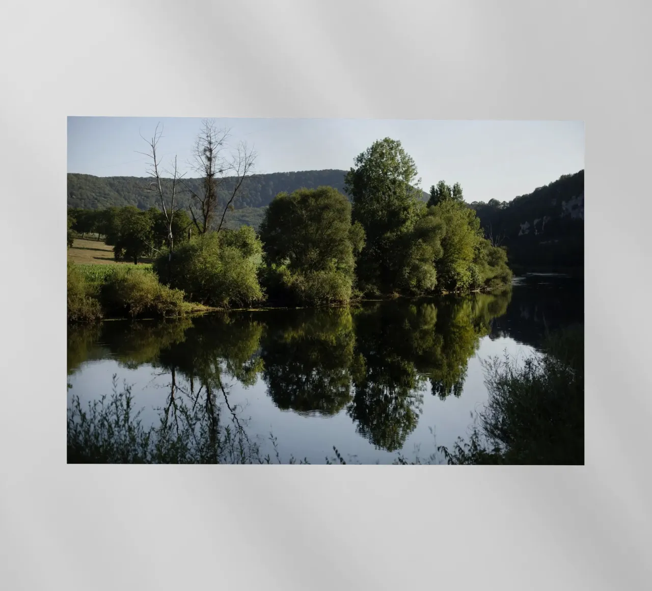 Doubs in Bourgogne - Franche Comté, Frankreich pellicola backlit da Simon Koy