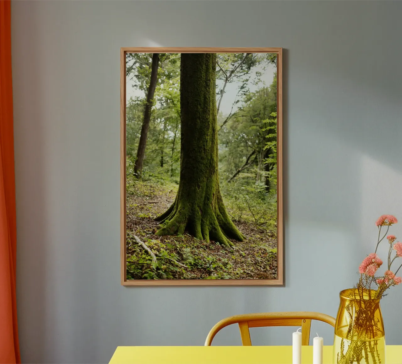 Baum in Bourgogne - Franche Comté, Frankreich alluminio dibond da Simon Koy