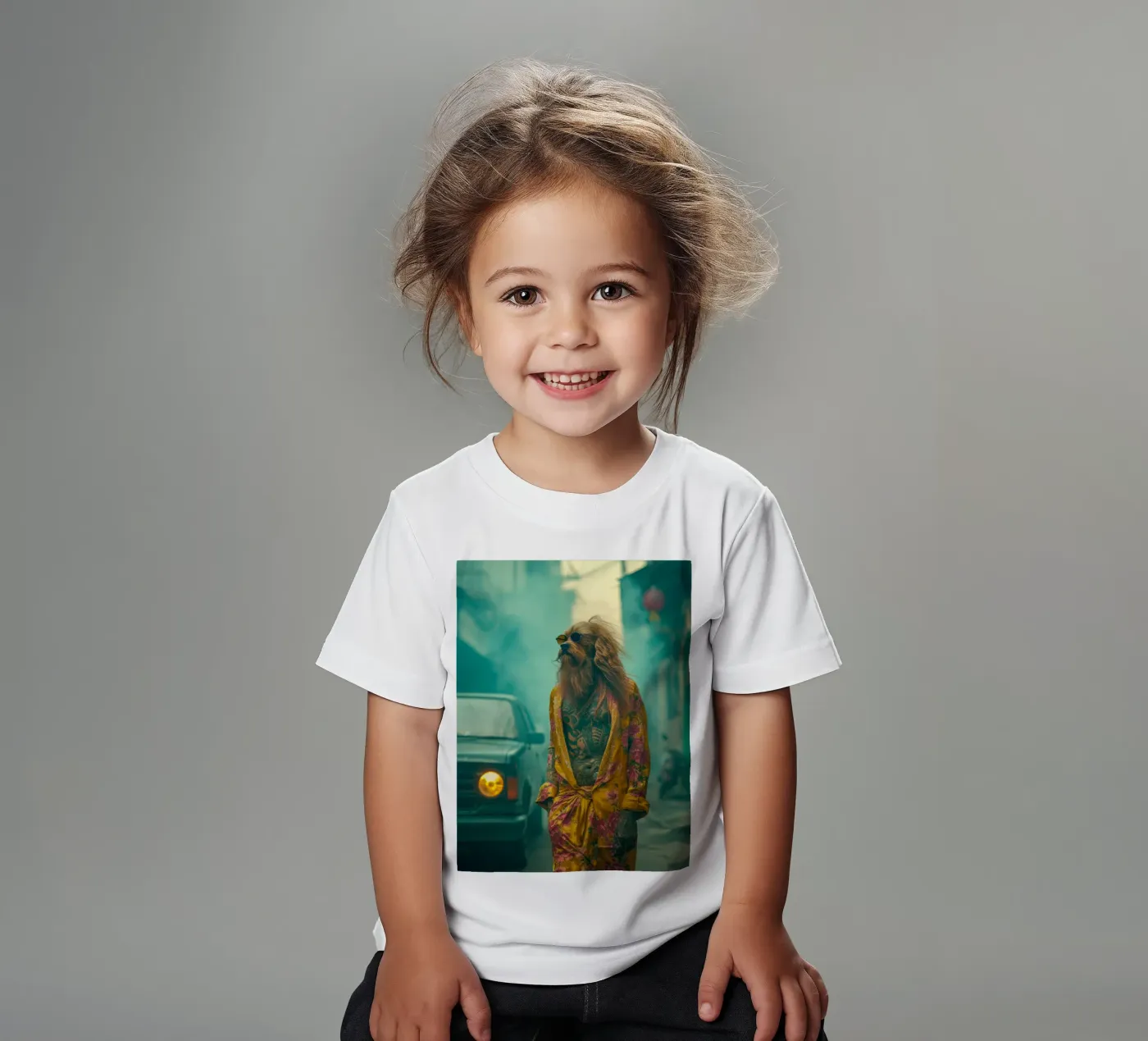 Jake Kinder T-Shirt von Affiches Chien Originales – Dogland