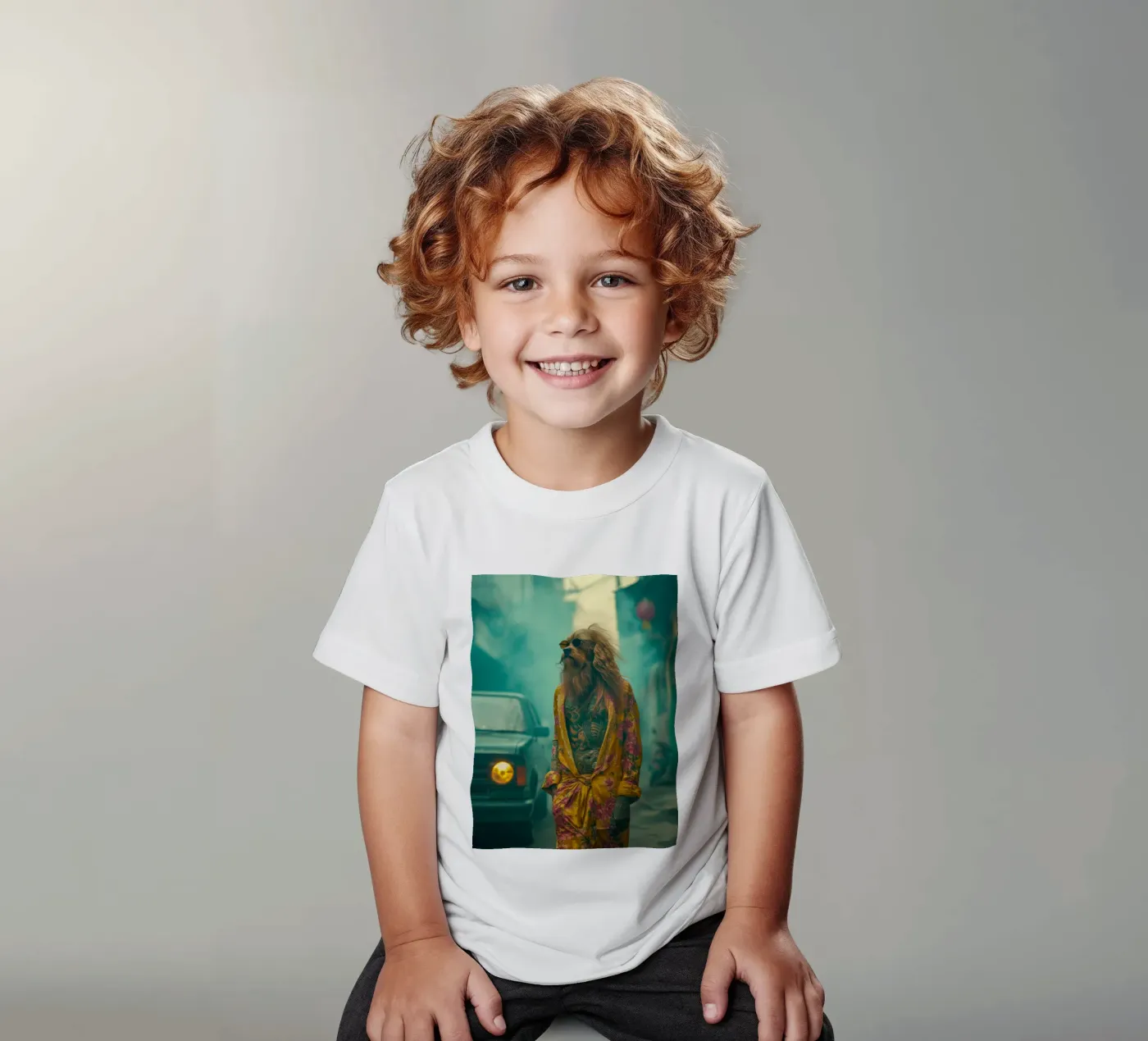 Jake Kinder T-Shirt von Affiches Chien Originales – Dogland