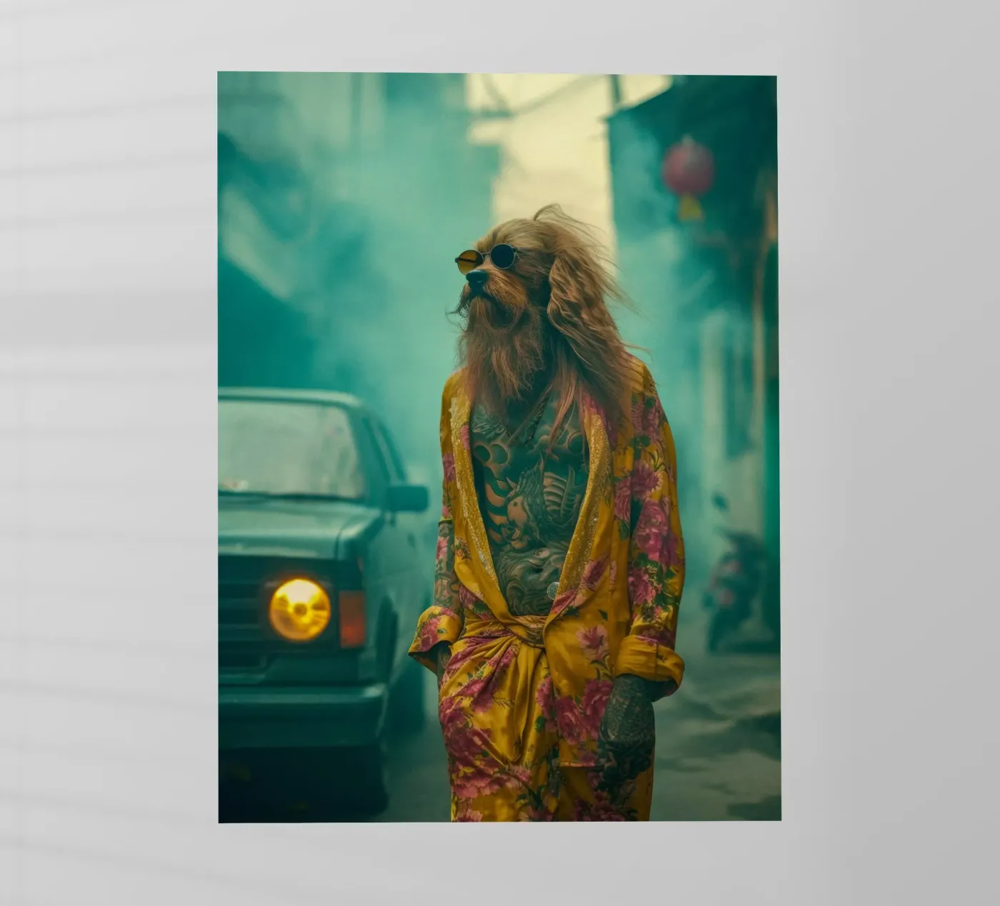 Jake pellicola backlit da Affiches Chien Originales – Dogland