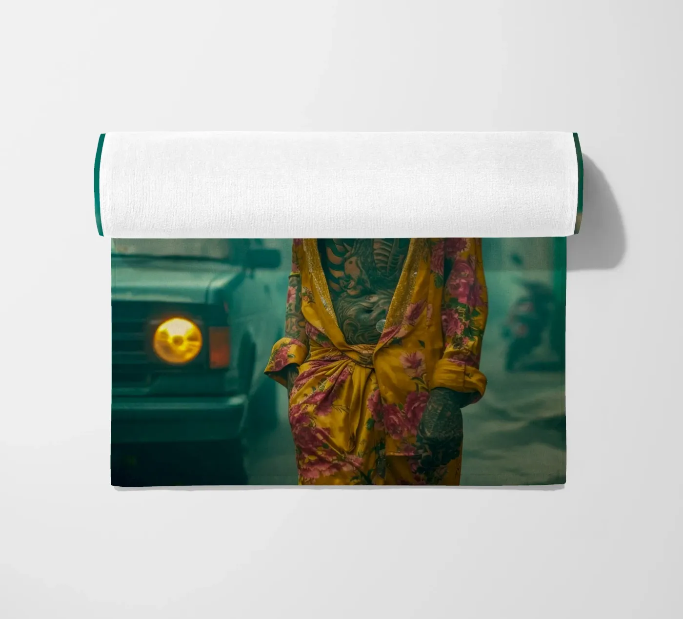 Jake beach towel by Affiches Chien Originales – Dogland