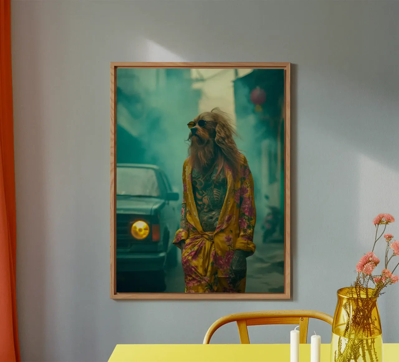 Jake alu-dibond by Affiches Chien Originales – Dogland