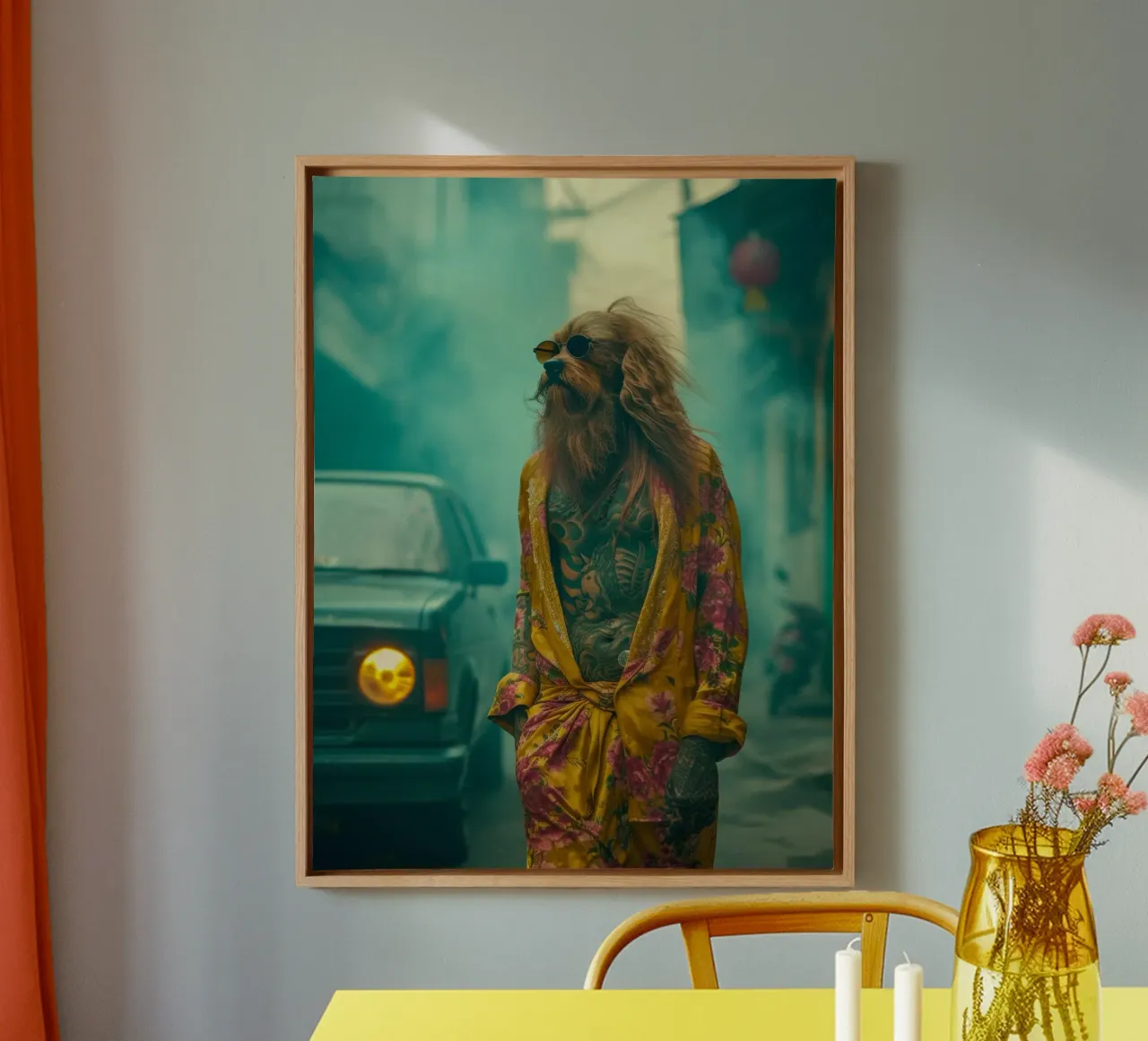 Jake canvas van Affiches Chien Originales – Dogland