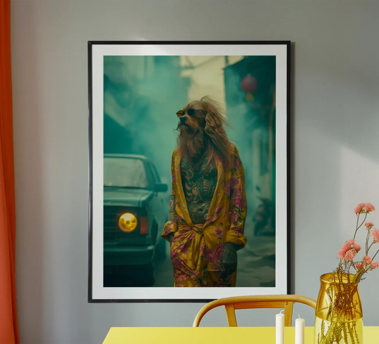 Jake carta hahnemühle da Affiches Chien Originales – Dogland