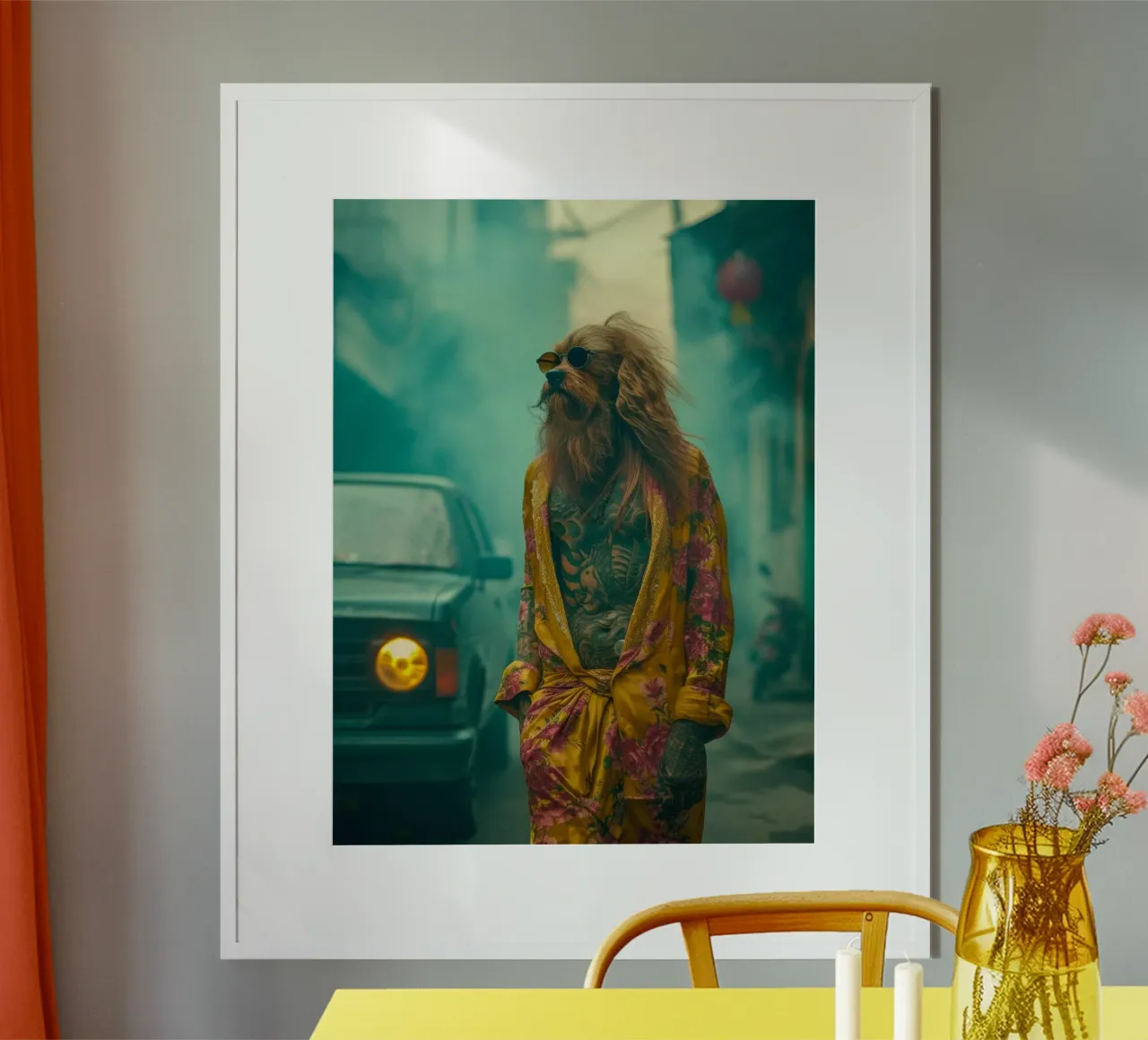 Jake carta hahnemühle da Affiches Chien Originales – Dogland